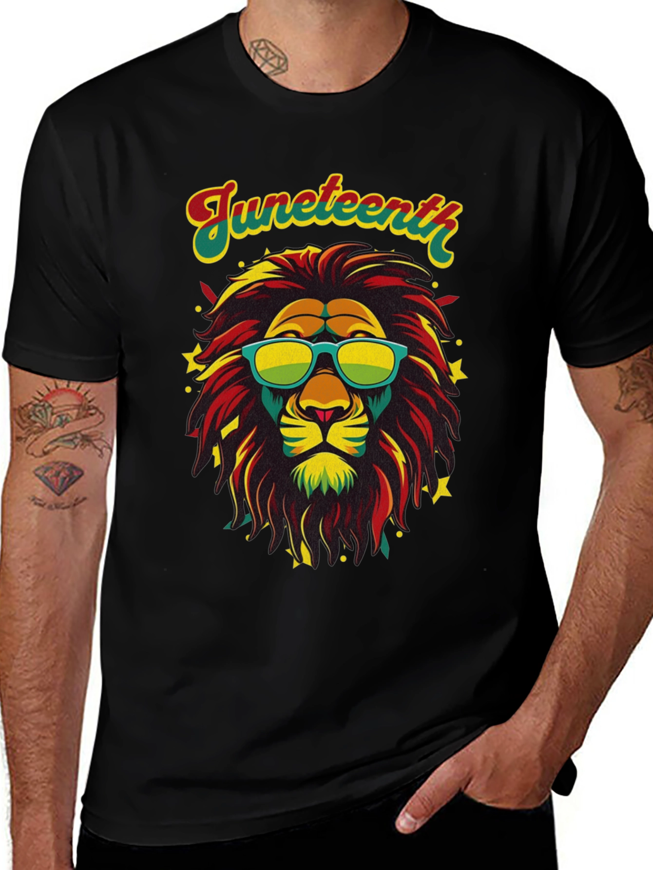 Juneteenth Lion Graphic Tee