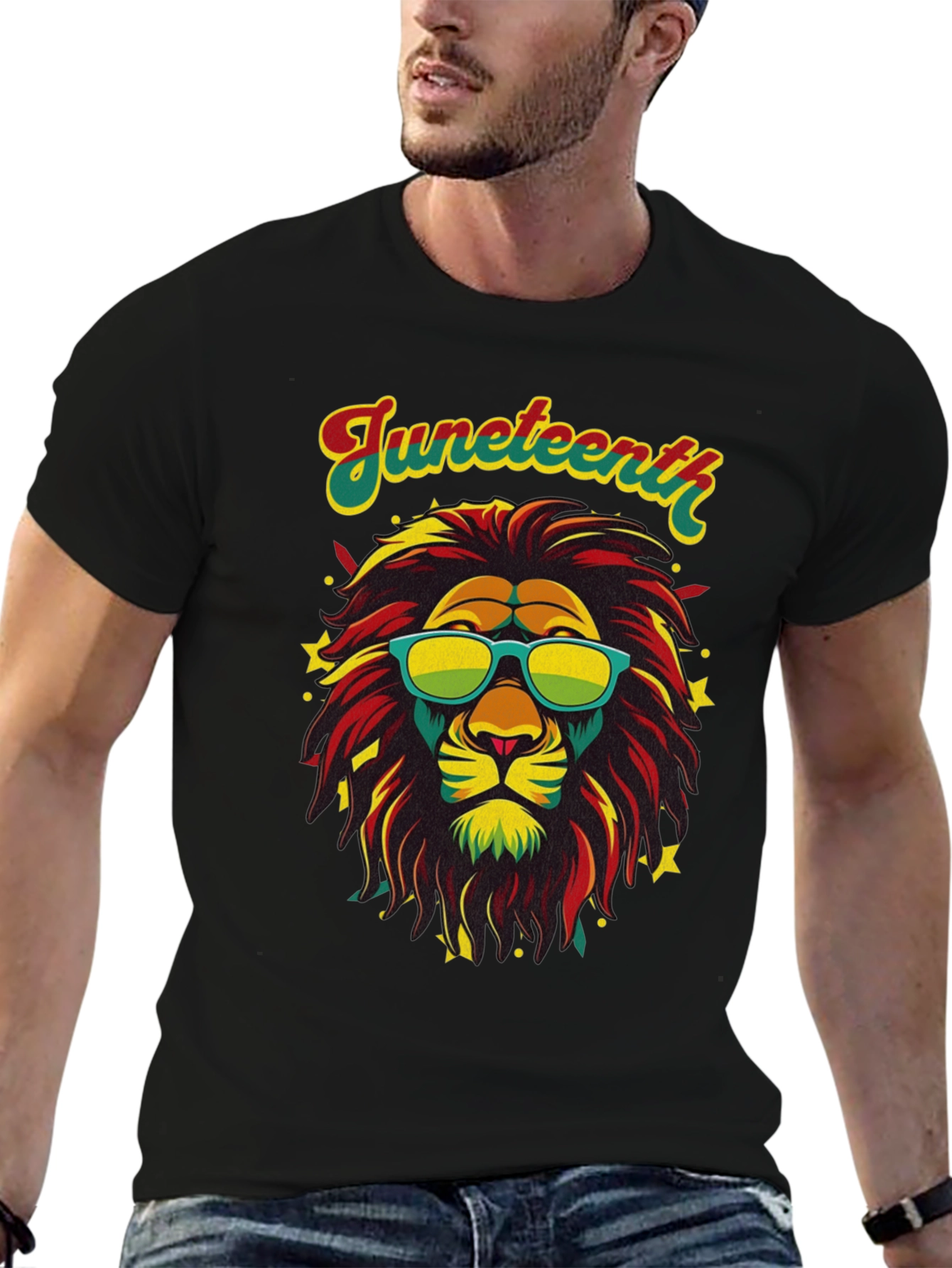 Juneteenth Lion Graphic Tee