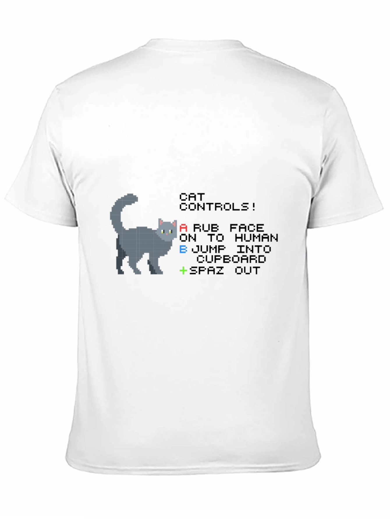 Pixel Cat Controls T-Shirt