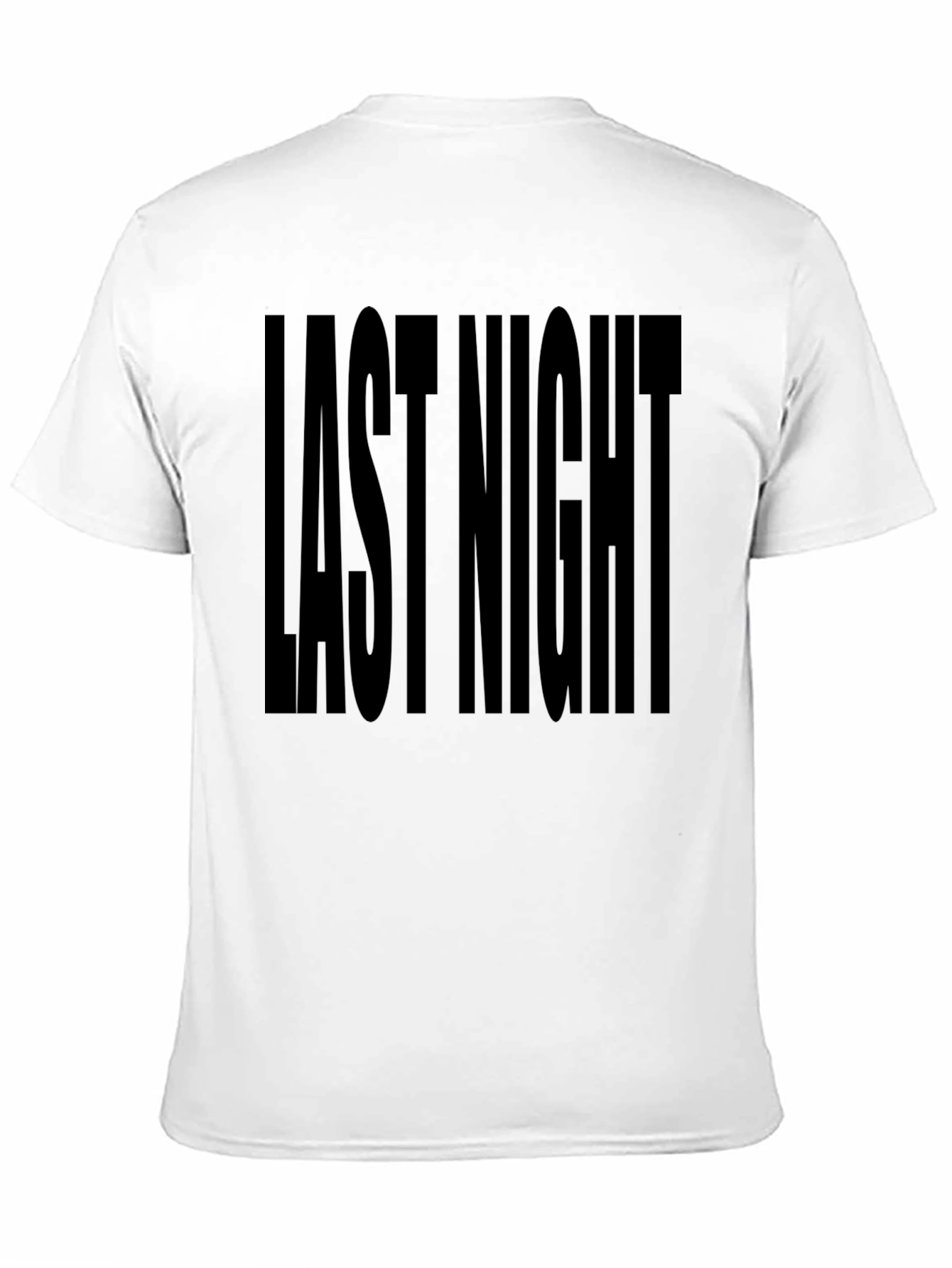 Last Night Graphic T-Shirt - Black