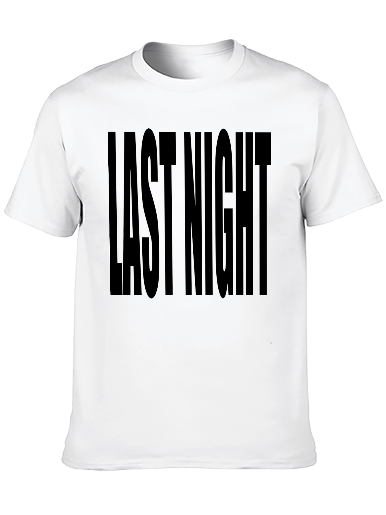 Last Night Graphic T-Shirt - Black