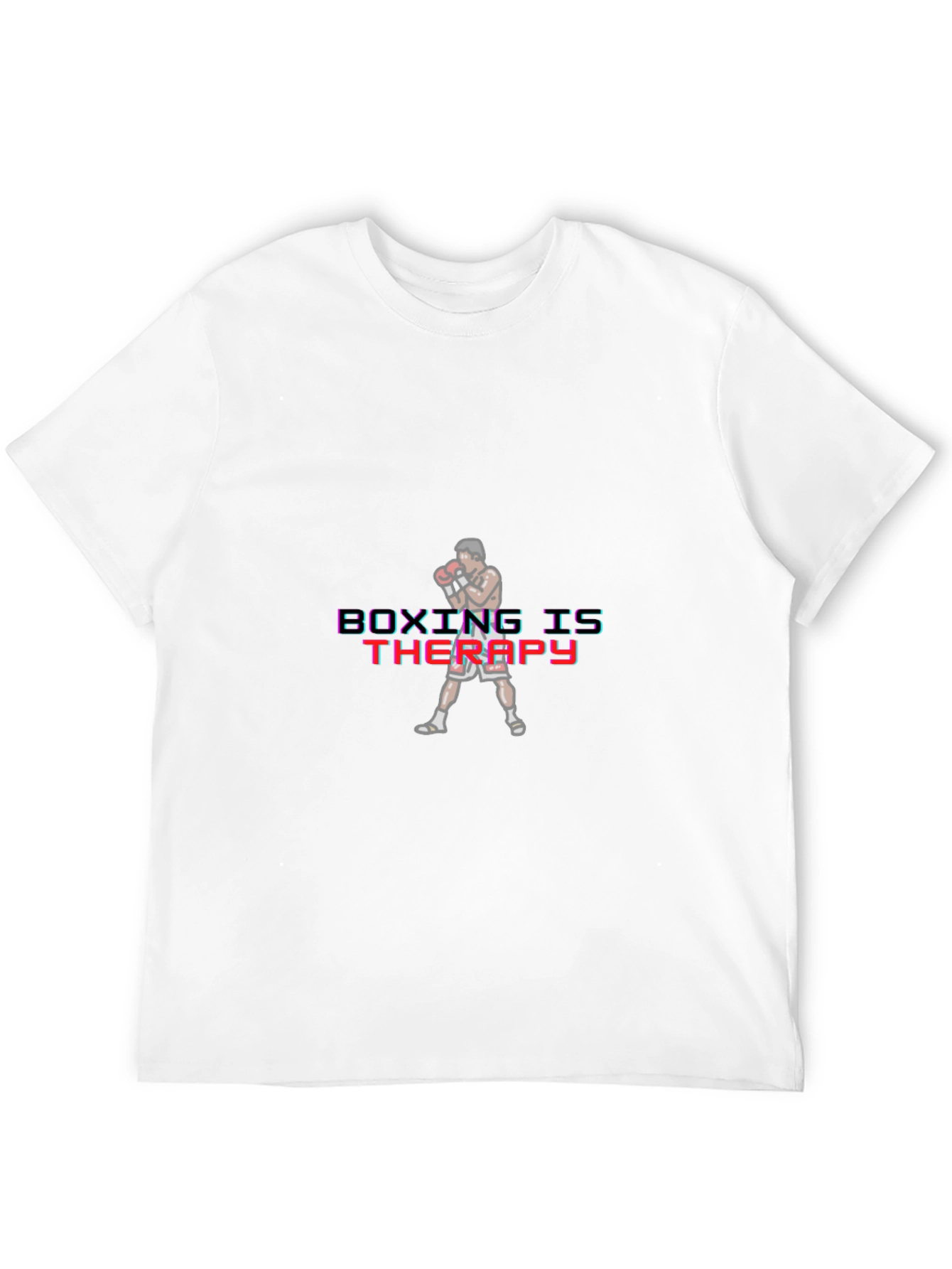 Boxing is Therapy Graphic Tee