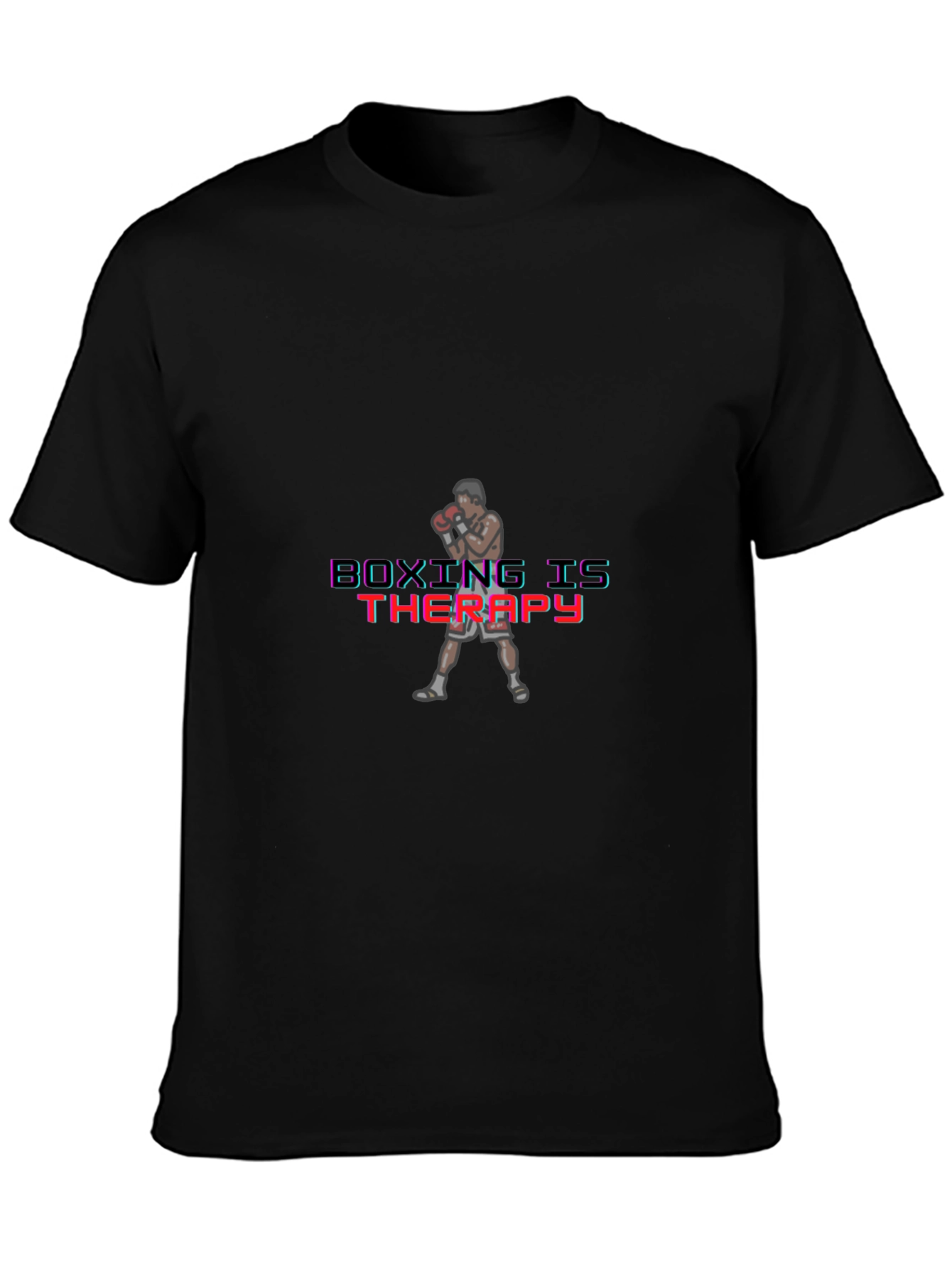 Boxing is Therapy Graphic Tee