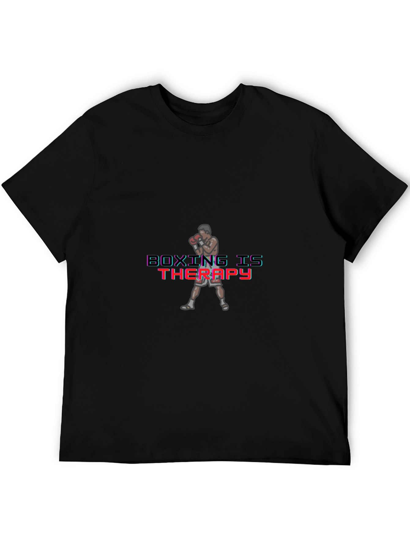 Boxing is Therapy Graphic Tee