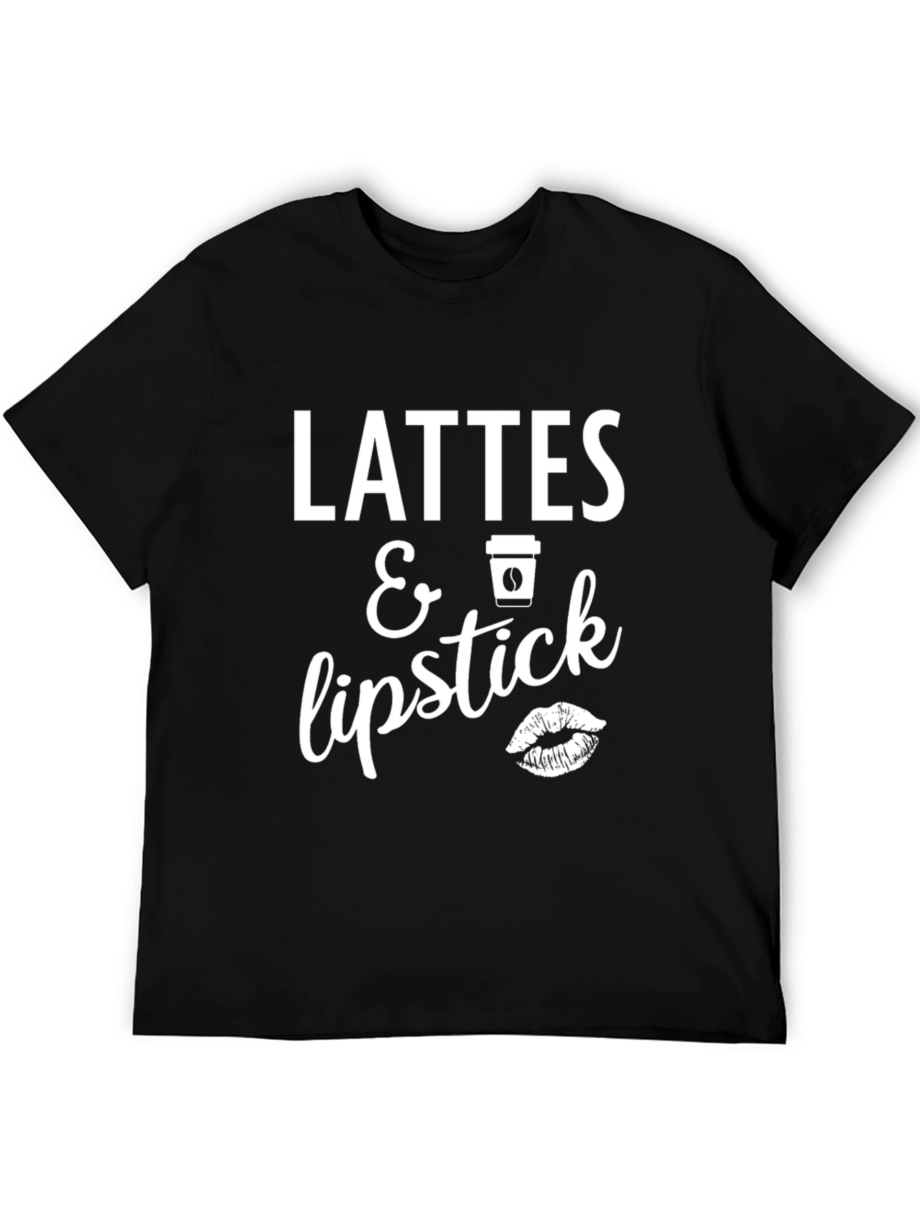 Lattes & Lipstick Graphic T-Shirt