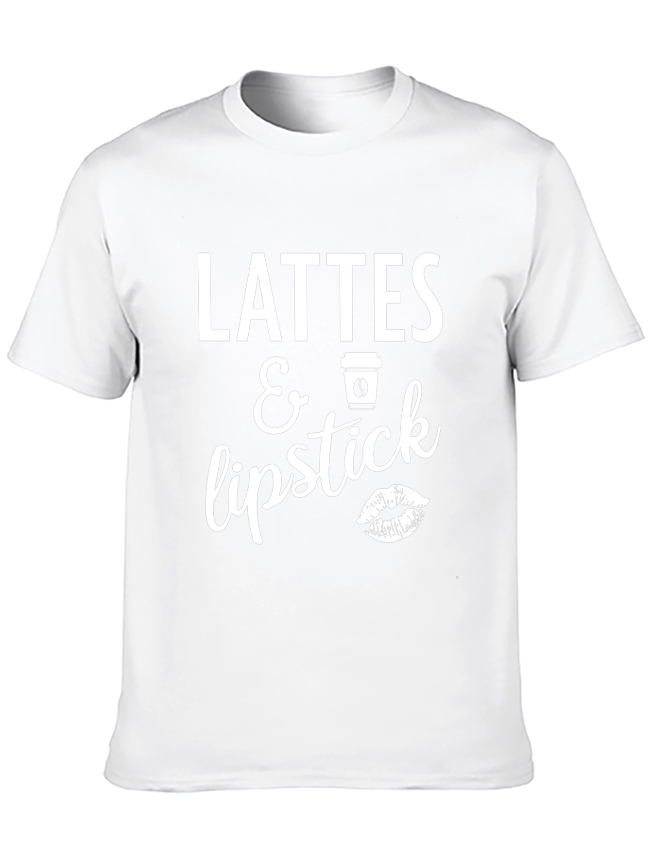 Lattes & Lipstick Graphic T-Shirt
