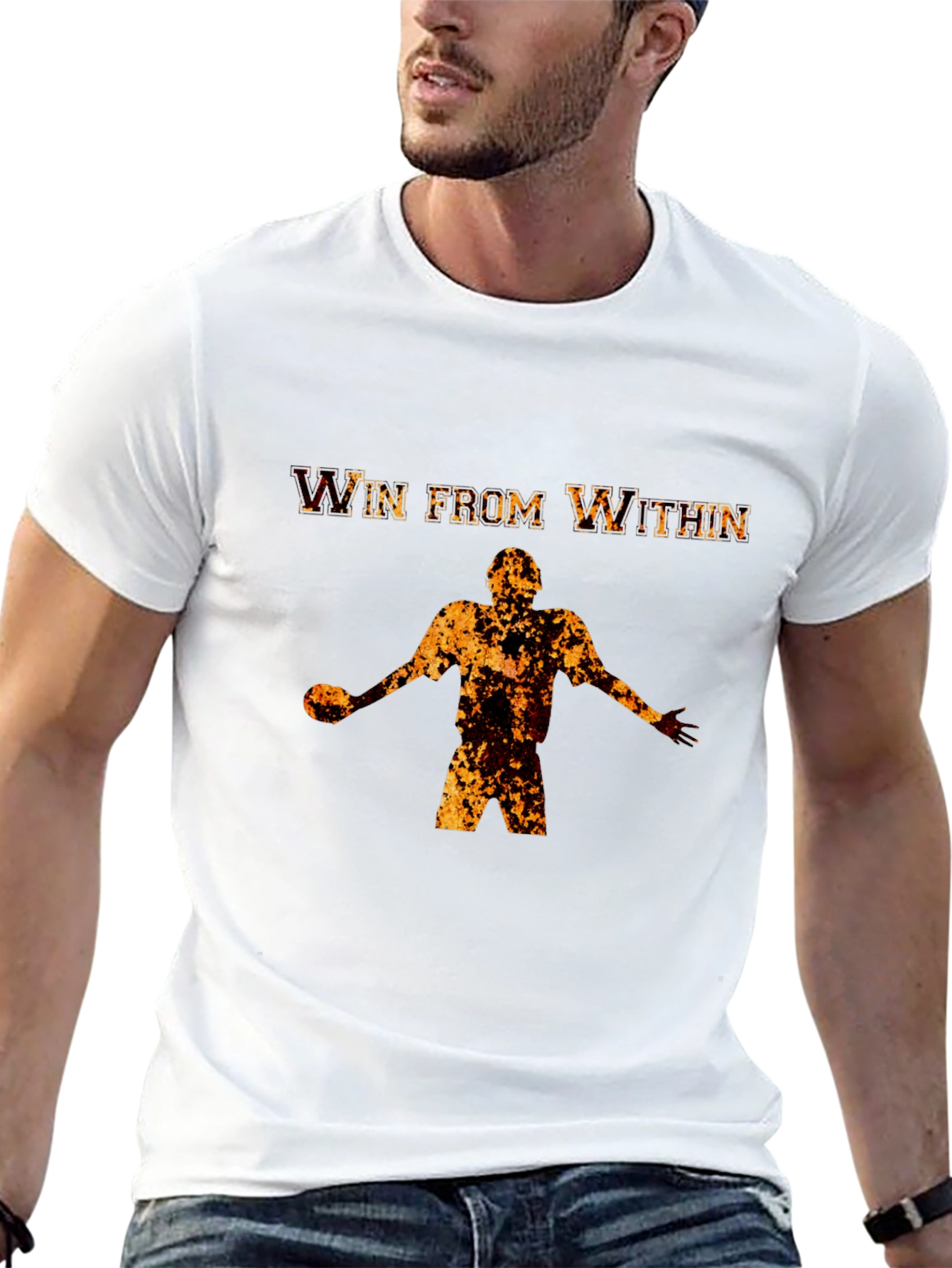 Win From Within Black Graphic Tee