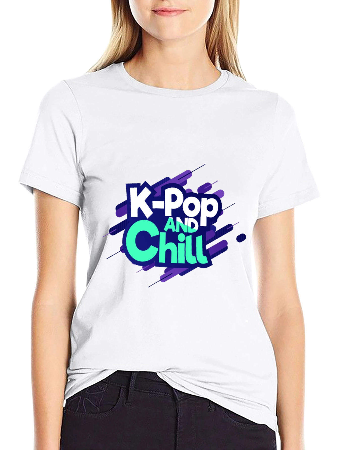 K-Pop and Chill Graphic Tee