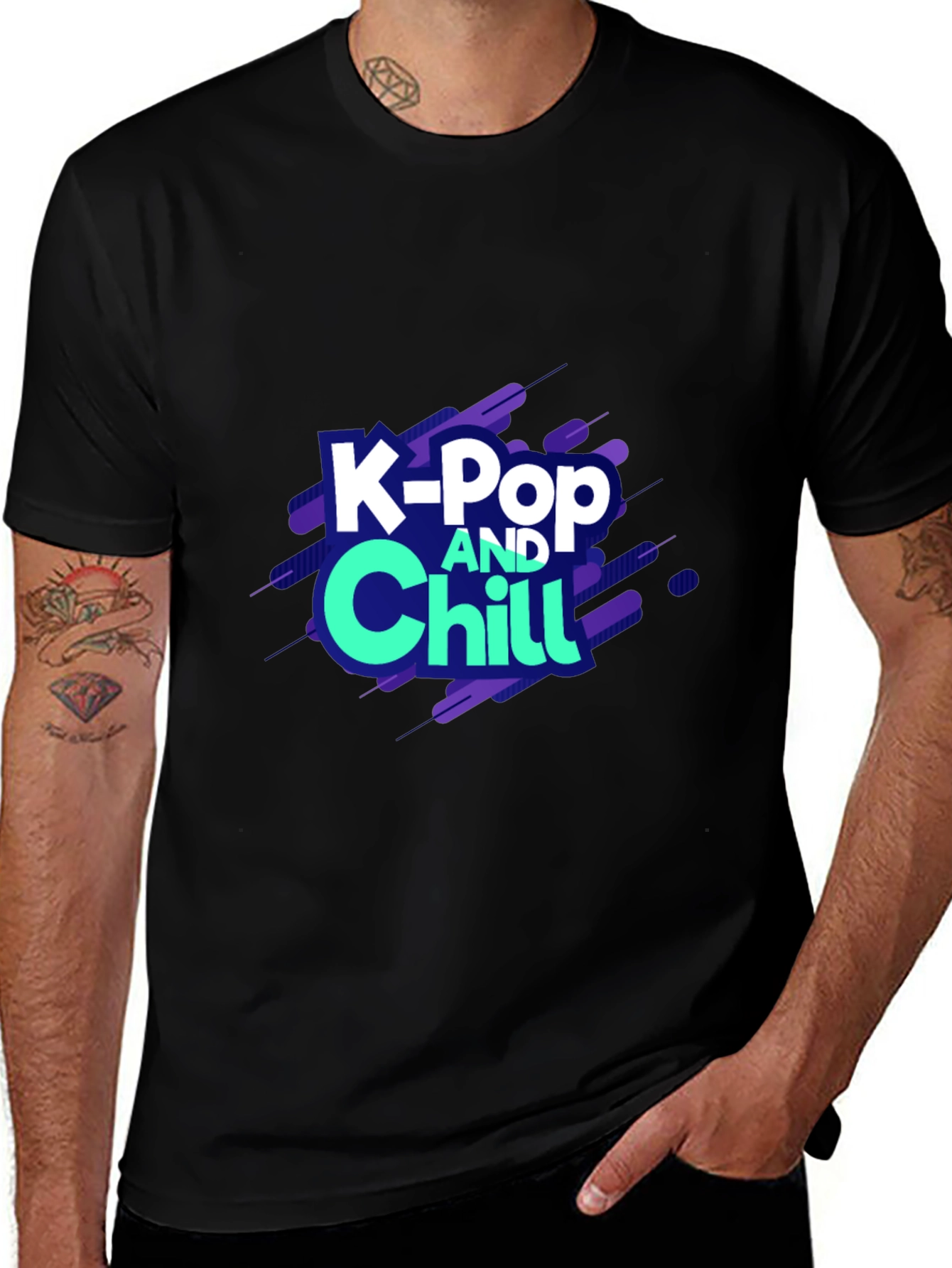 K-Pop and Chill Graphic Tee