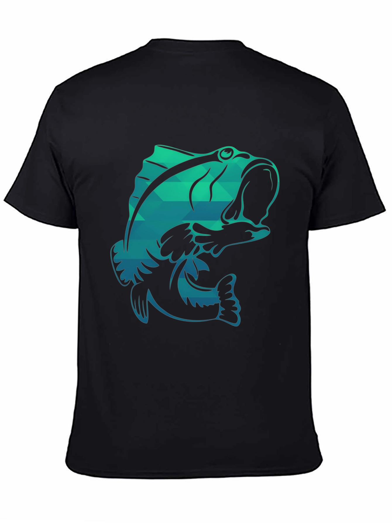 Cool Fish Graphic T-Shirt - Black