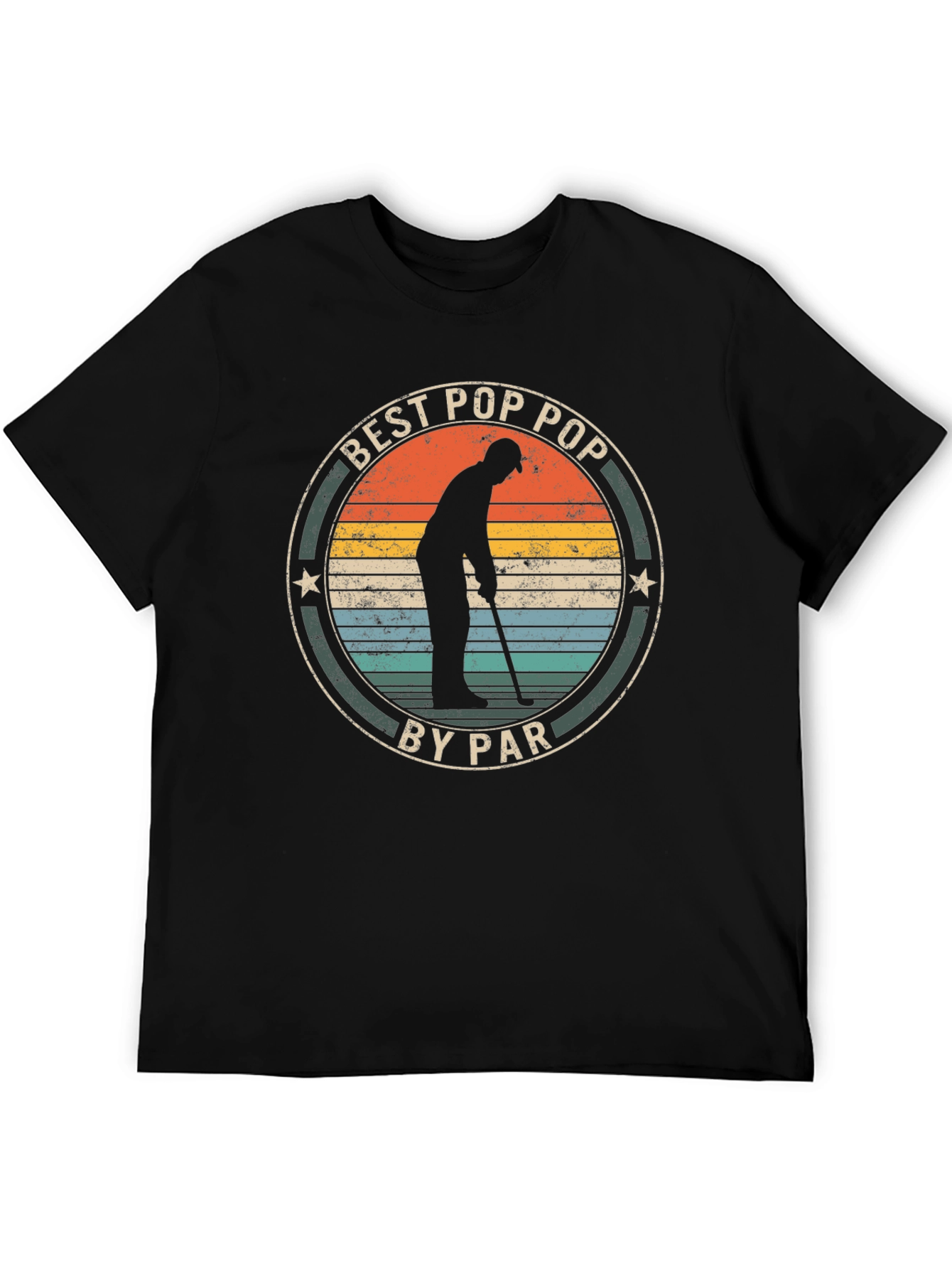 Best Pop Pop By Par T-Shirt Golfer Fathers Day
