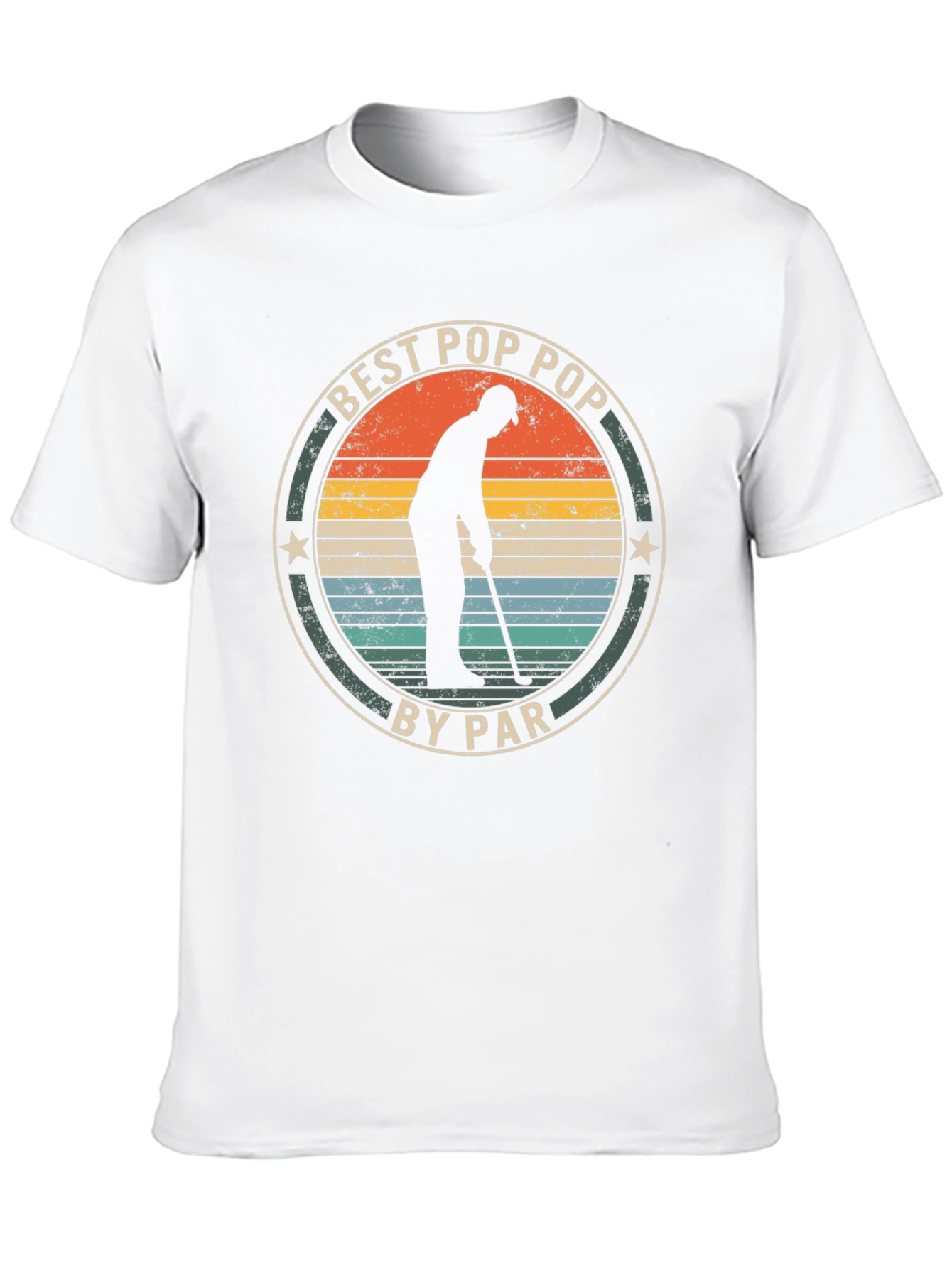 Best Pop Pop By Par T-Shirt Golfer Fathers Day