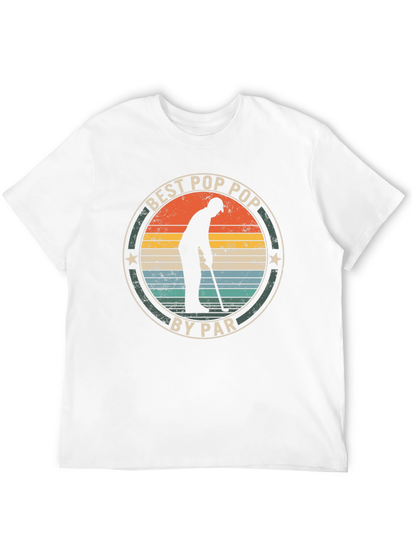 Best Pop Pop By Par T-Shirt Golfer Fathers Day