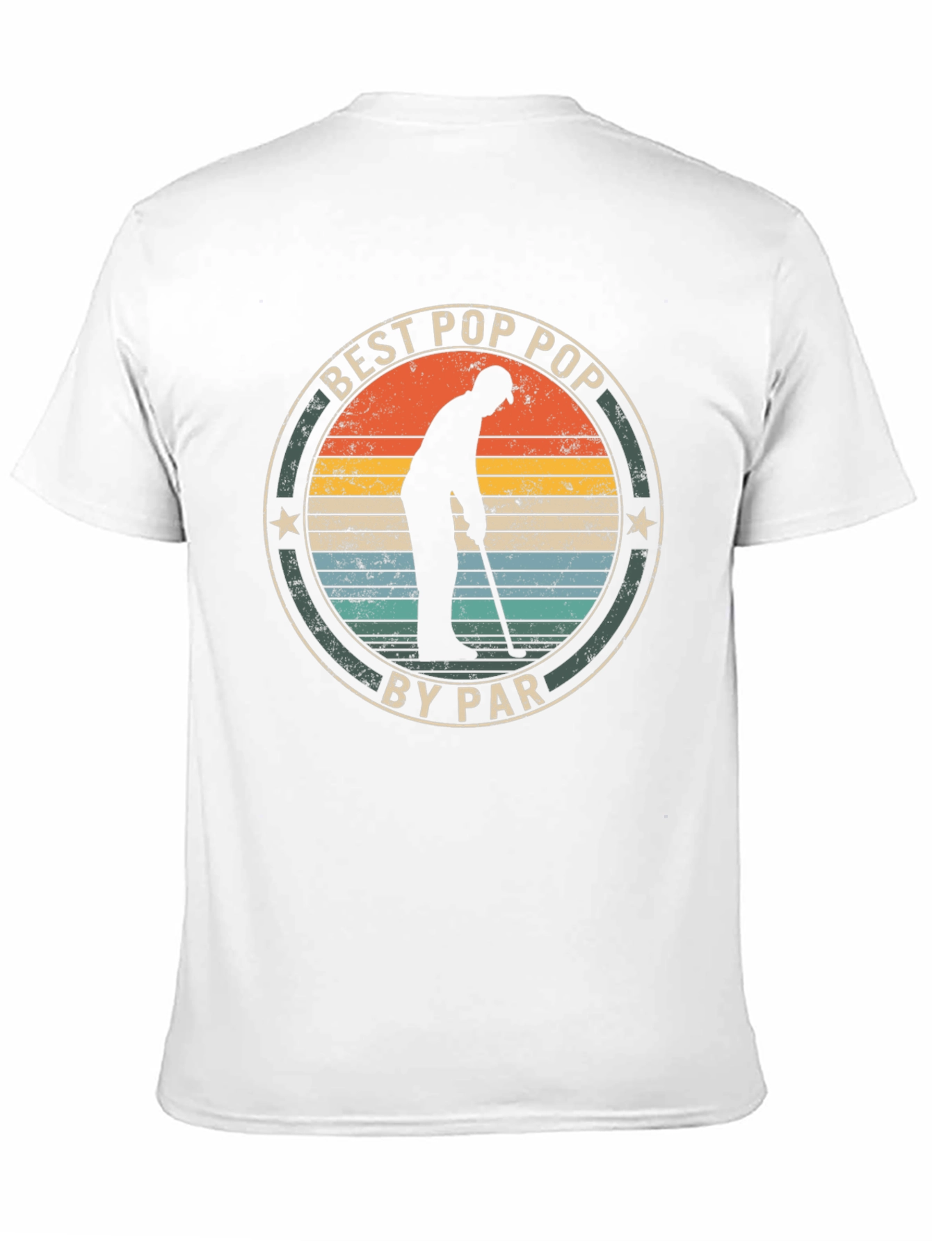 Best Pop Pop By Par T-Shirt Golfer Fathers Day