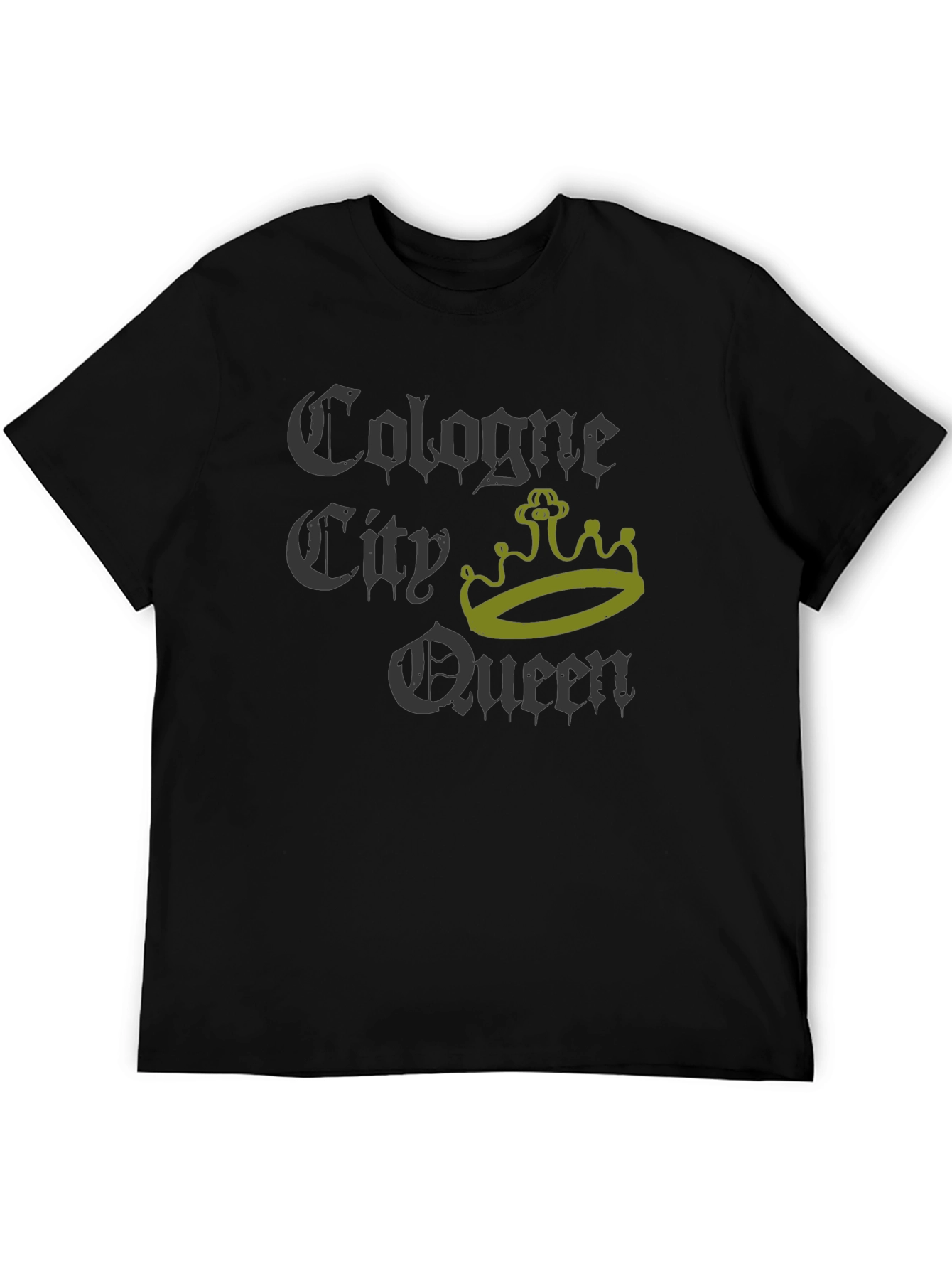 Cologne City Queen Graphic T-Shirt - Black
