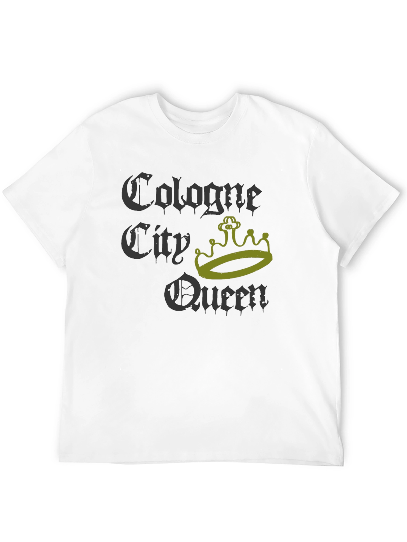 Cologne City Queen Graphic T-Shirt - Black