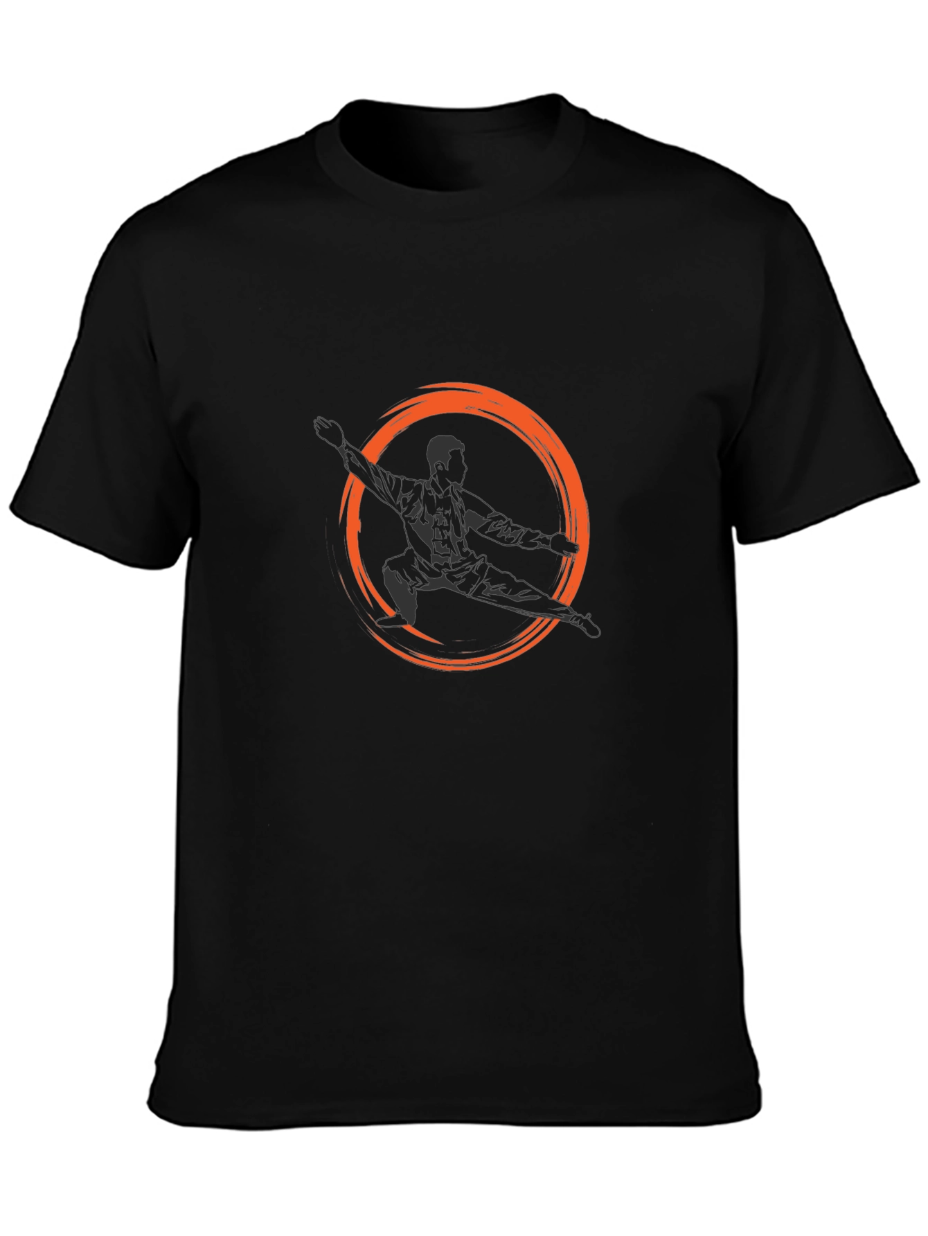 Martial Arts Graphic Black T-Shirt