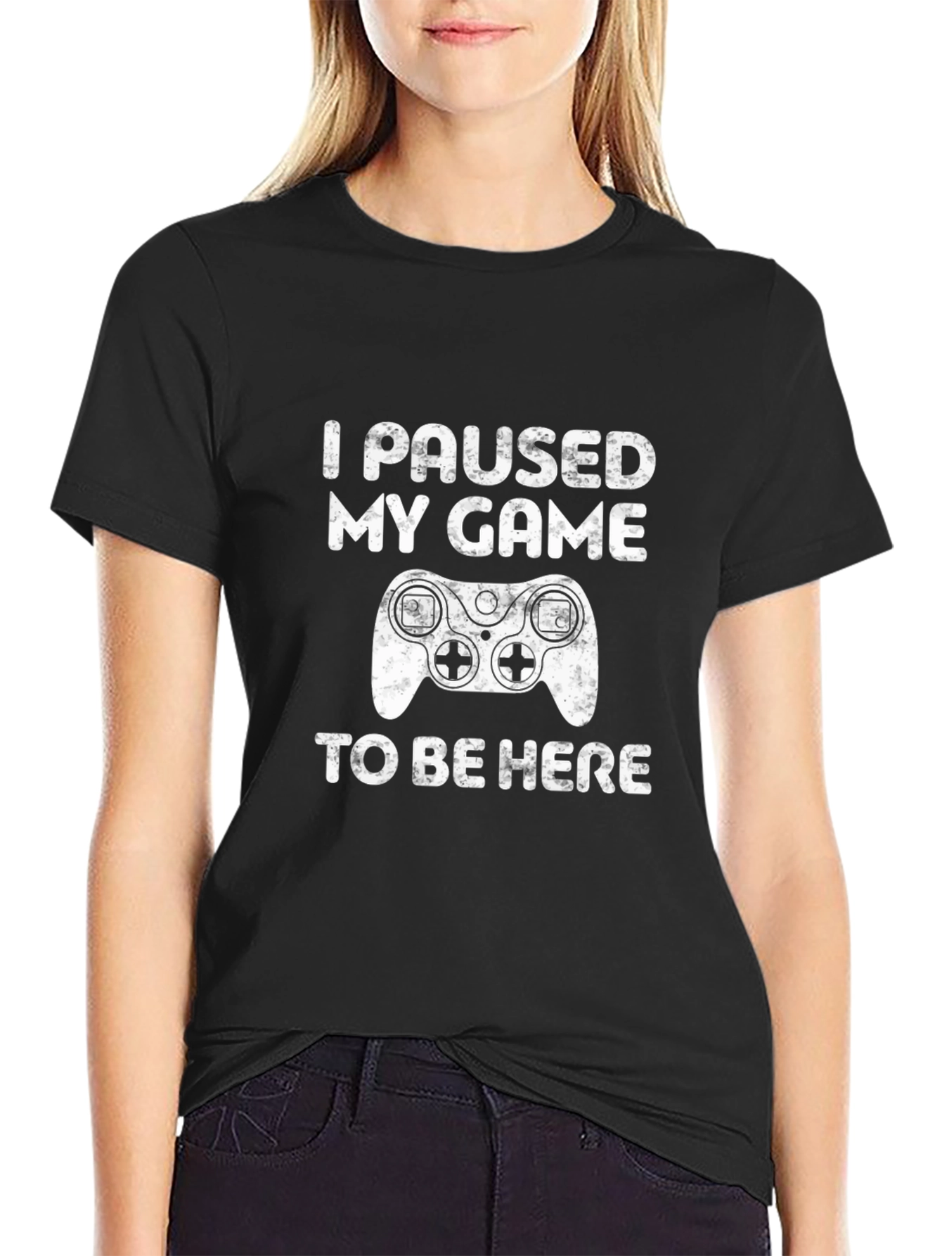 Funny Gamer T-Shirt: I Paused My Game