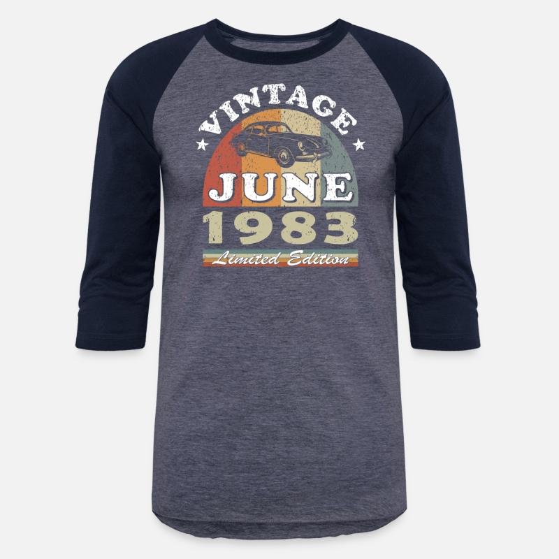 40th birthday man June vintage 1983 classic car