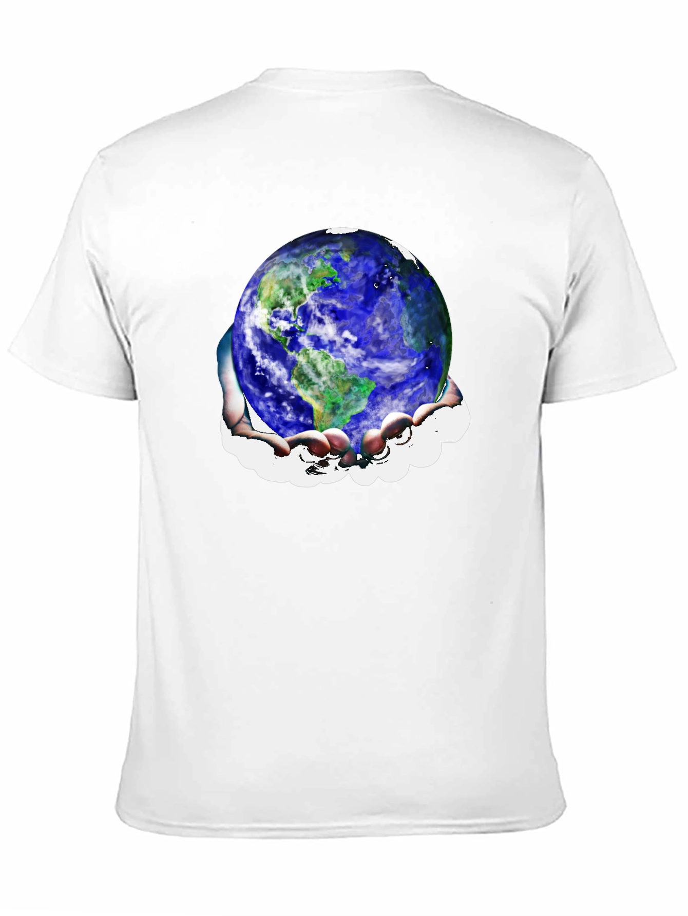 Earth in Hands Graphic T-Shirt