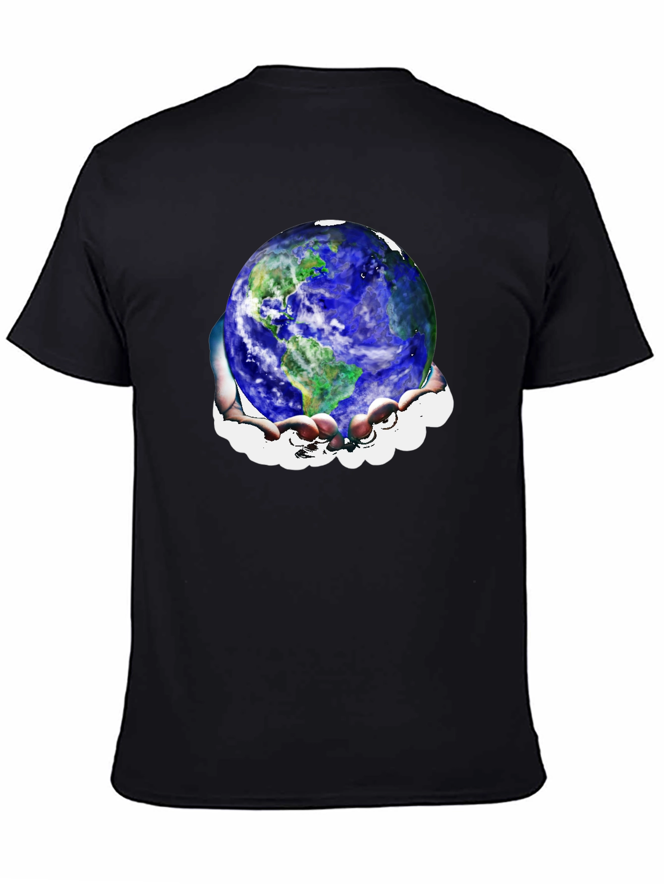 Earth in Hands Graphic T-Shirt
