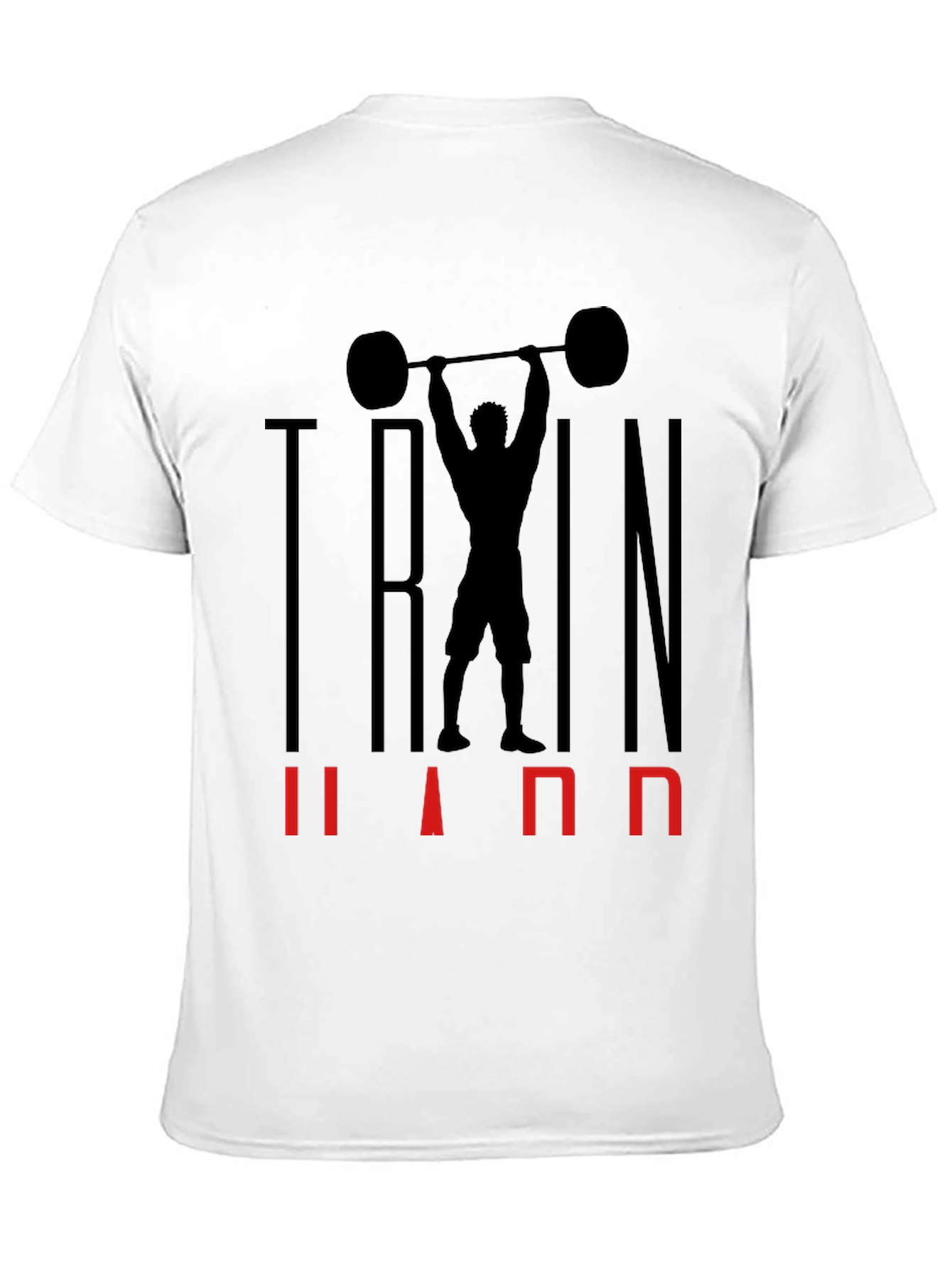 Train Hard Black Graphic T-Shirt