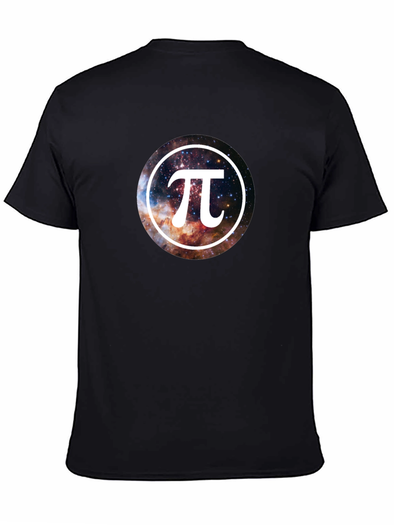Galaxy Pi Symbol T-Shirt - Black
