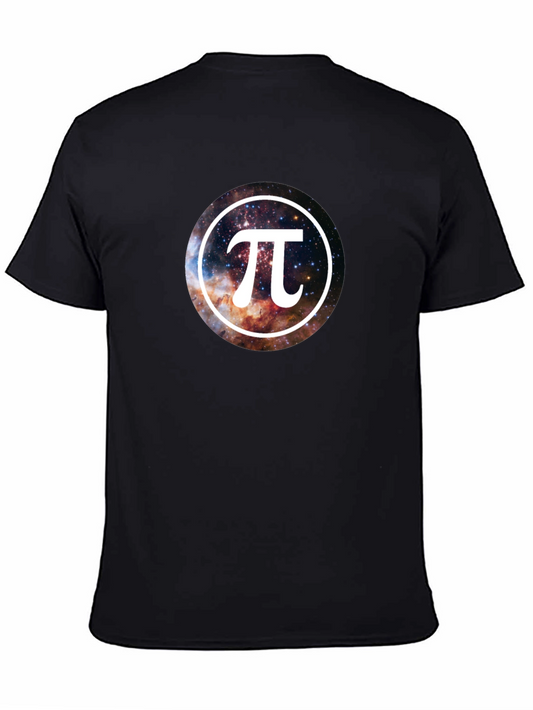 Galaxy Pi Symbol T-Shirt - Black