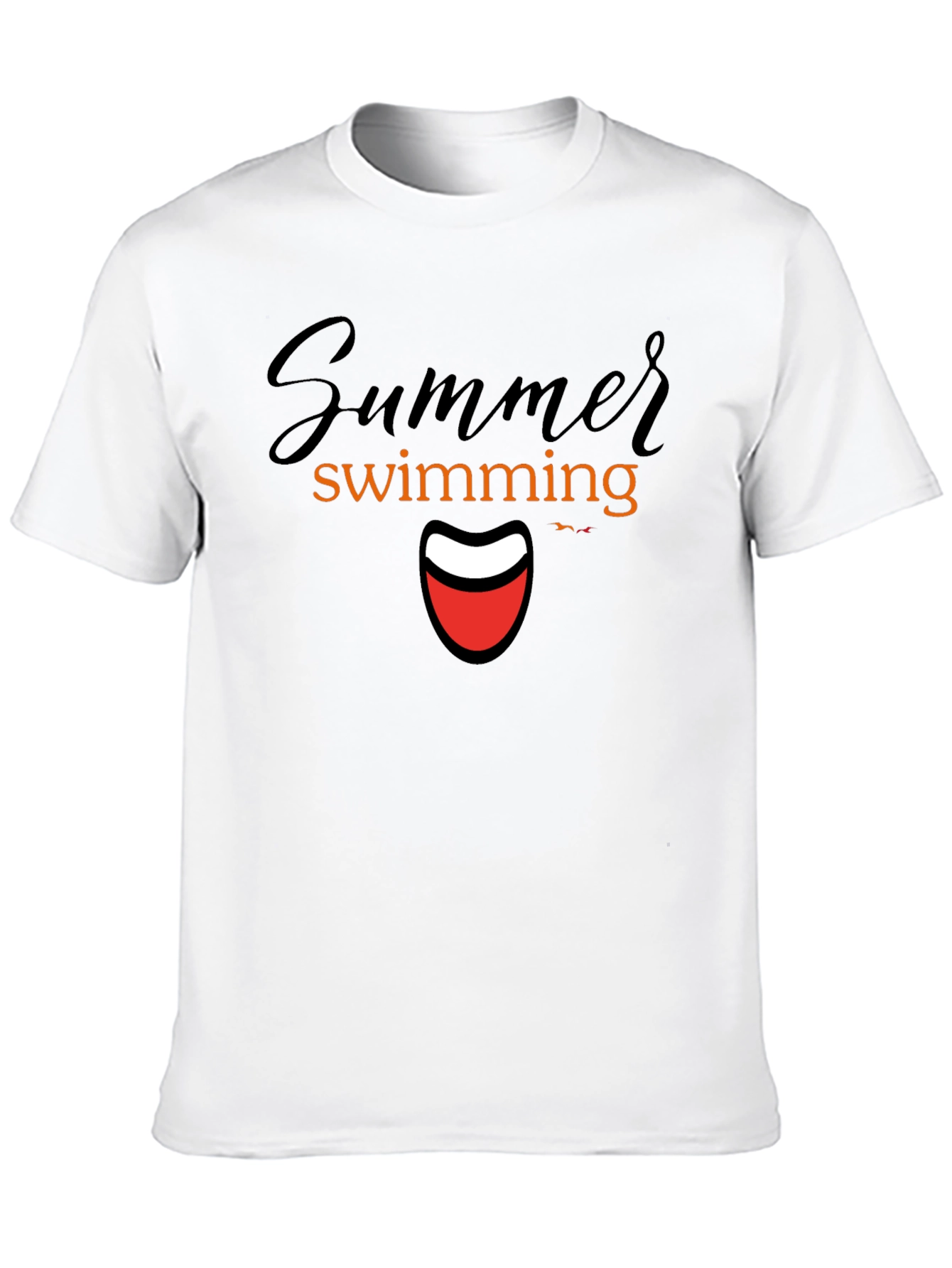 Summer Swimming T-Shirt -  Fun Graphic Tee