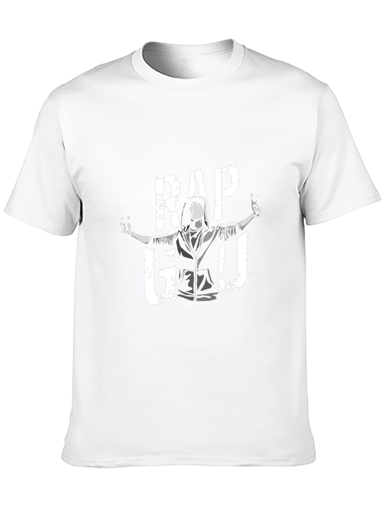 Rap God Graphic T-Shirt - Black Cotton Tee
