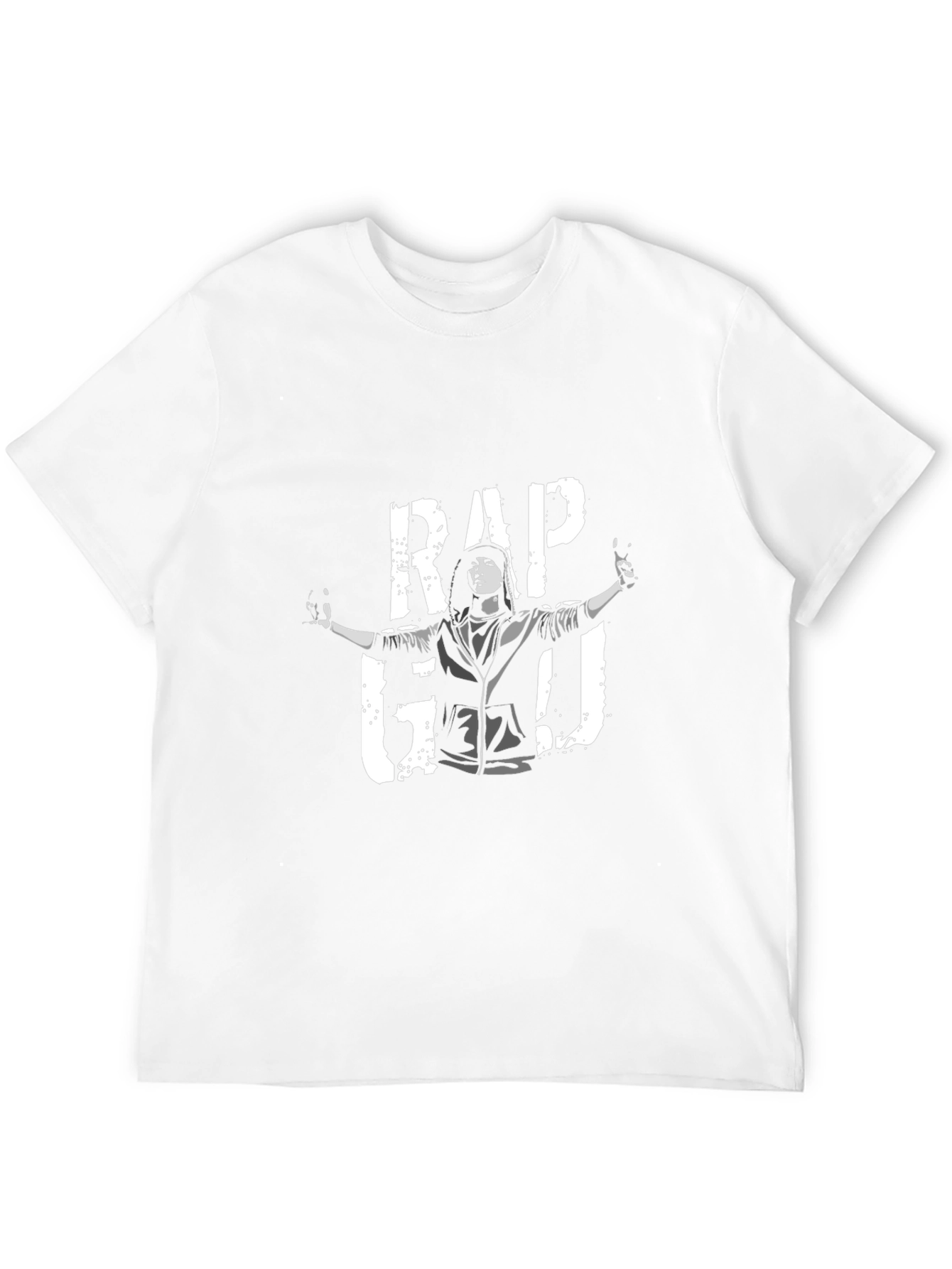 Rap God Graphic T-Shirt - Black Cotton Tee