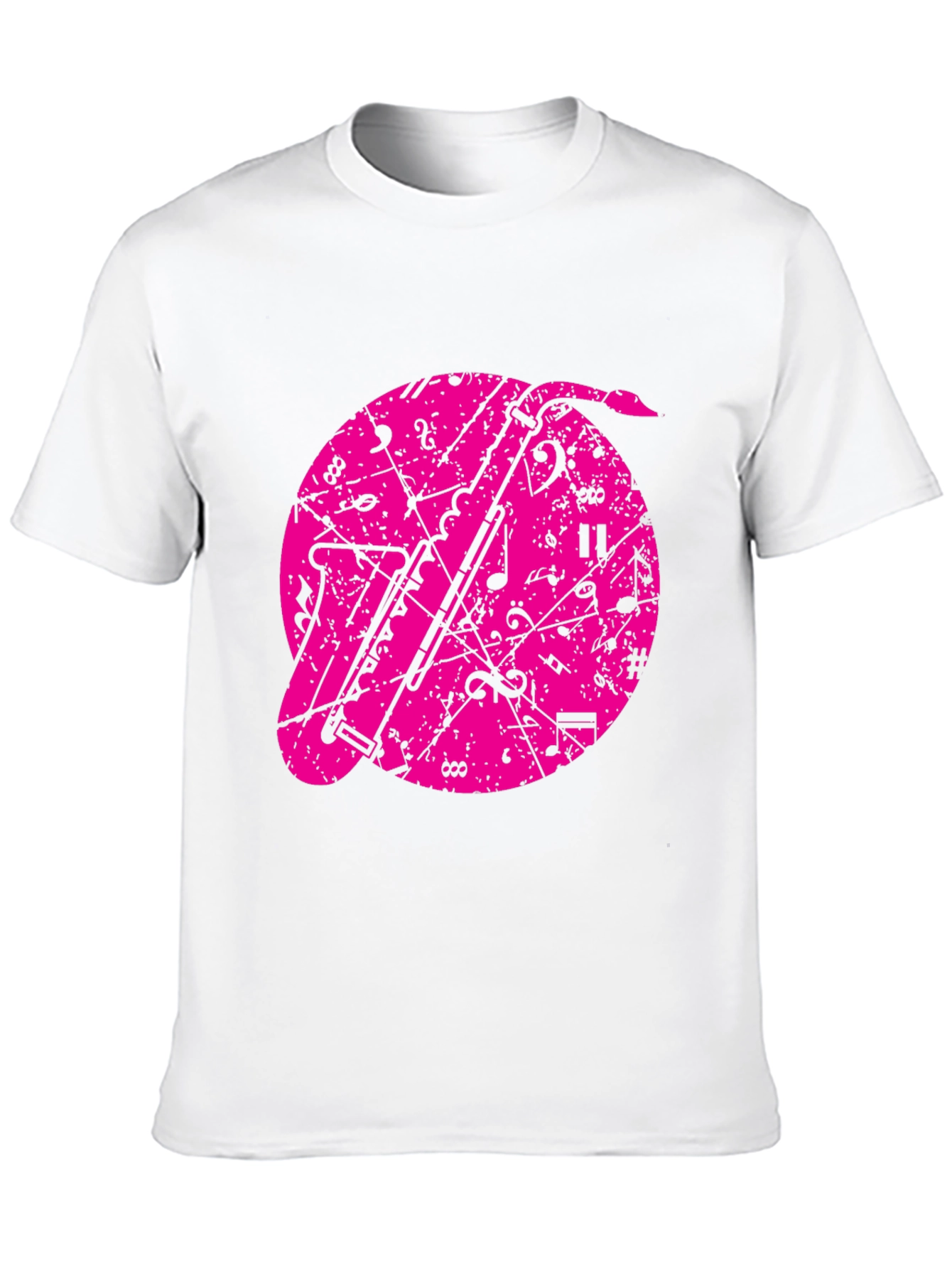 Musical Clarinet T-Shirt - Black Cotton Tee
