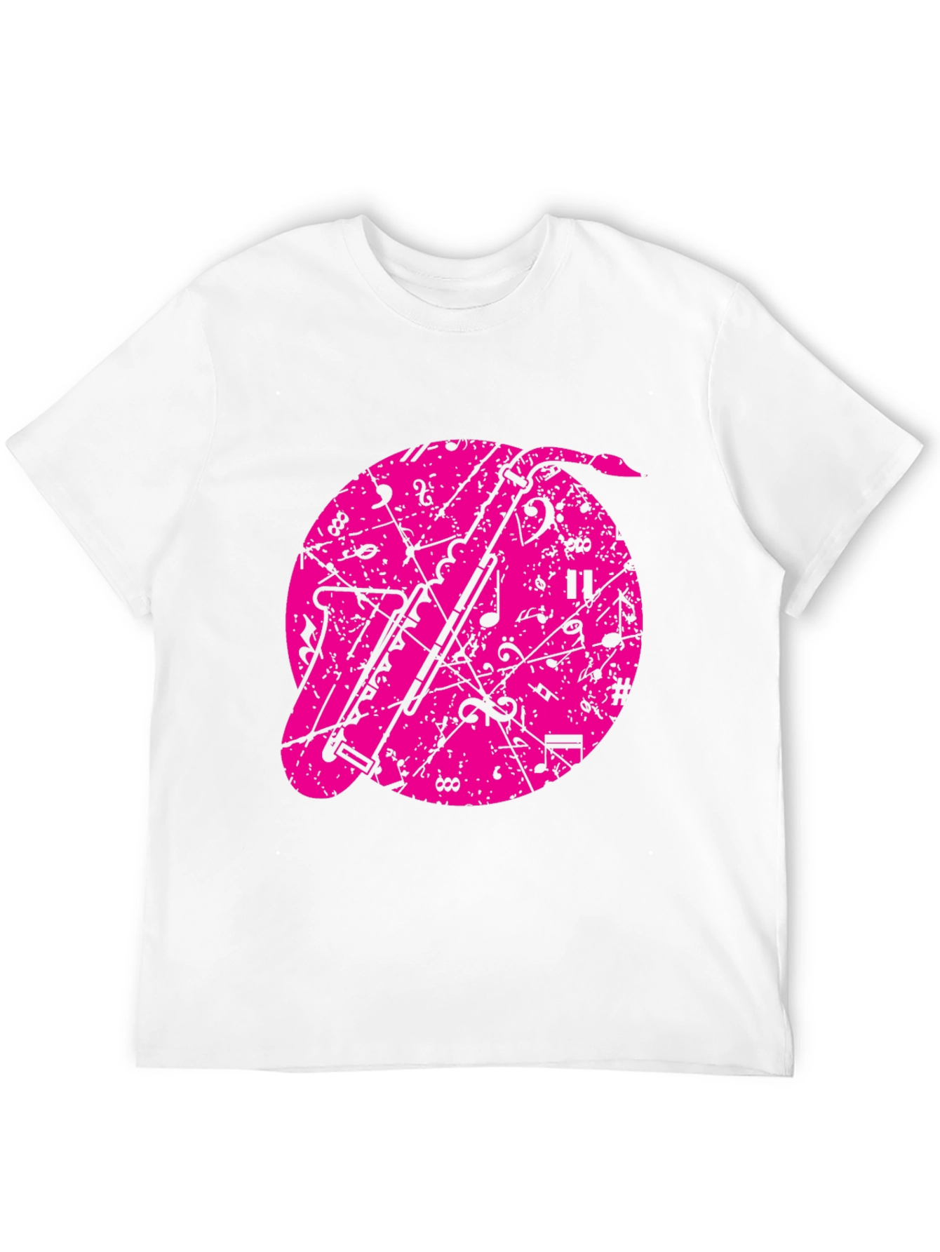 Musical Clarinet T-Shirt - Black Cotton Tee