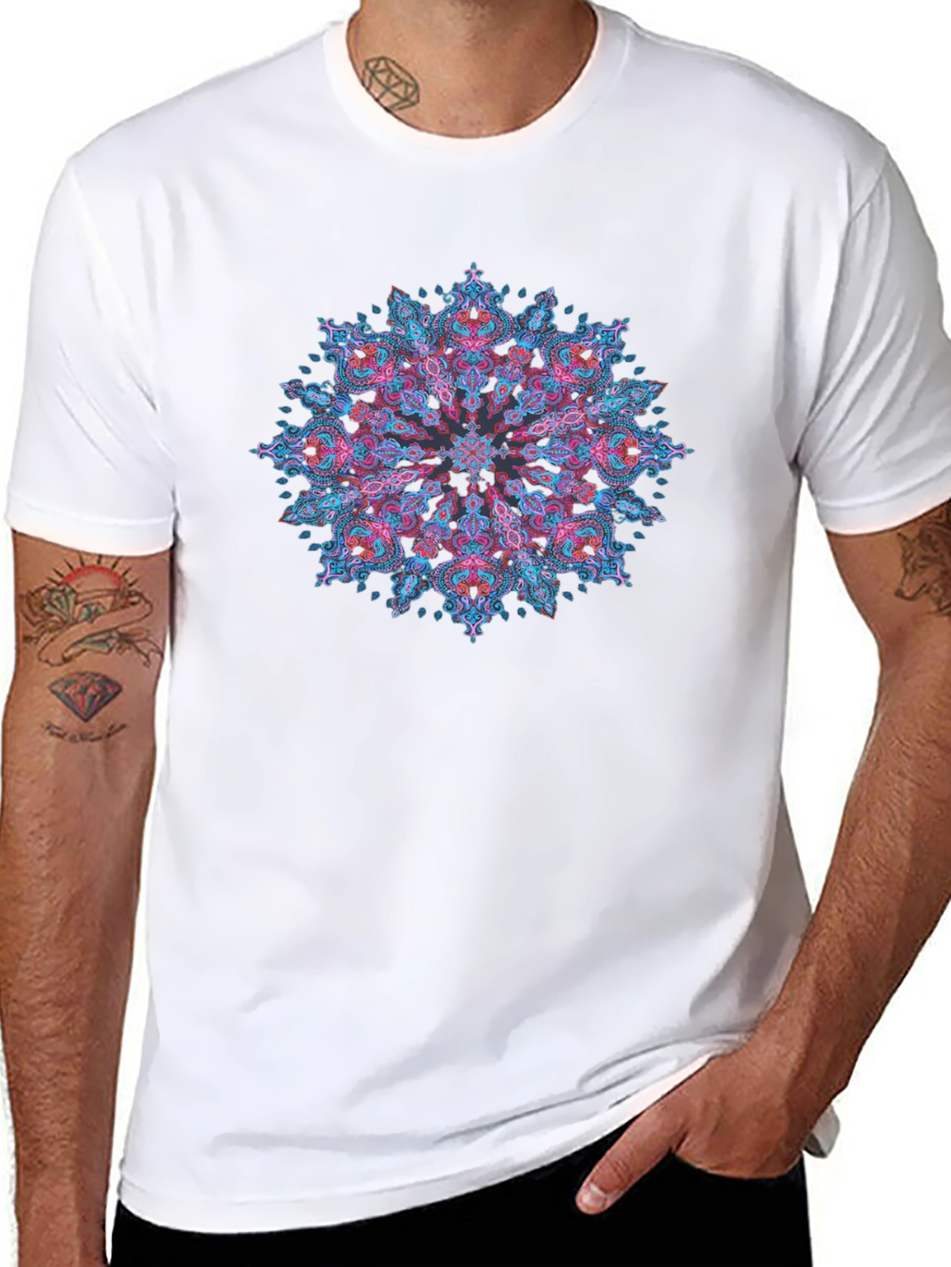Mandala Art Black T-Shirt - Stylish Graphic Tee