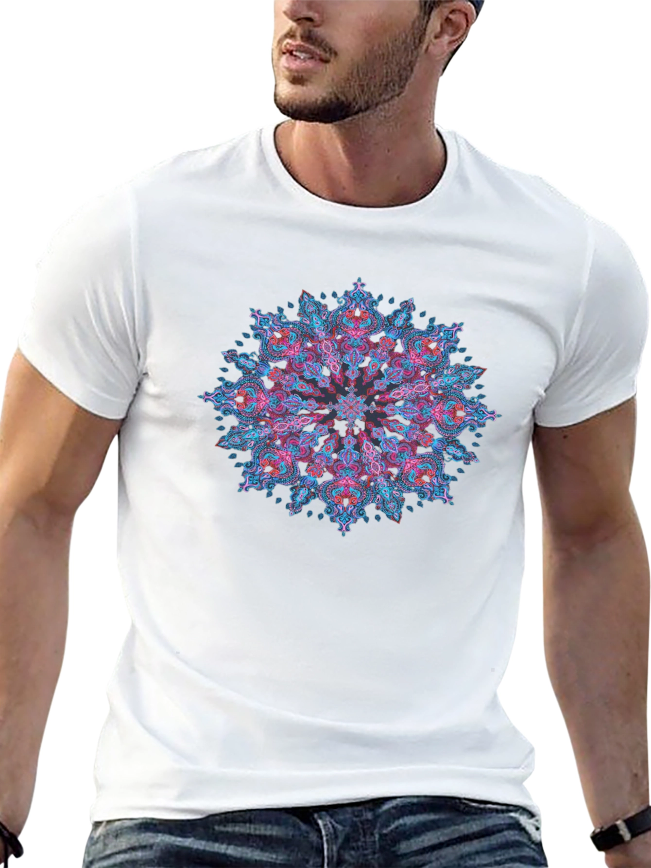 Mandala Art Black T-Shirt - Stylish Graphic Tee