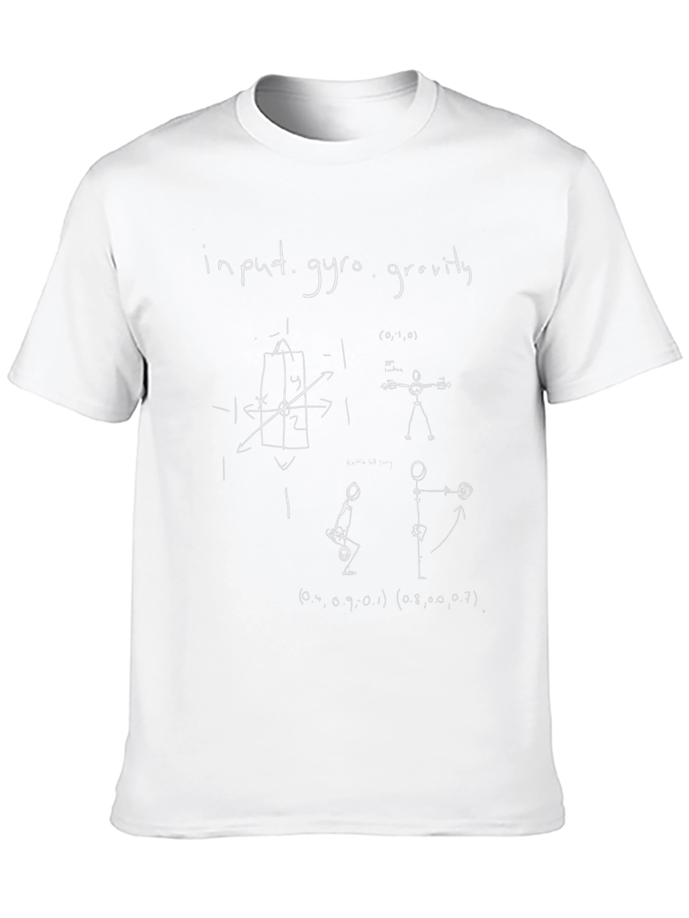 Input Gyro Gravity Black Graphic Tee