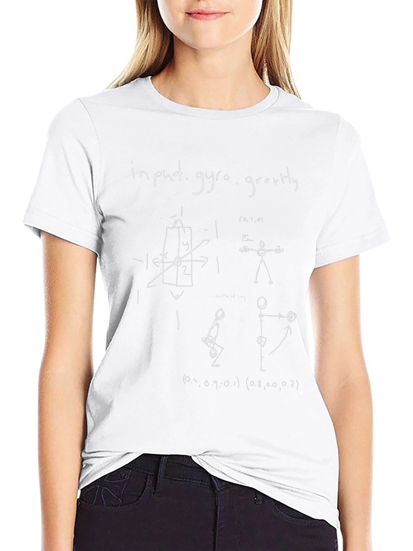 Input Gyro Gravity Black Graphic Tee