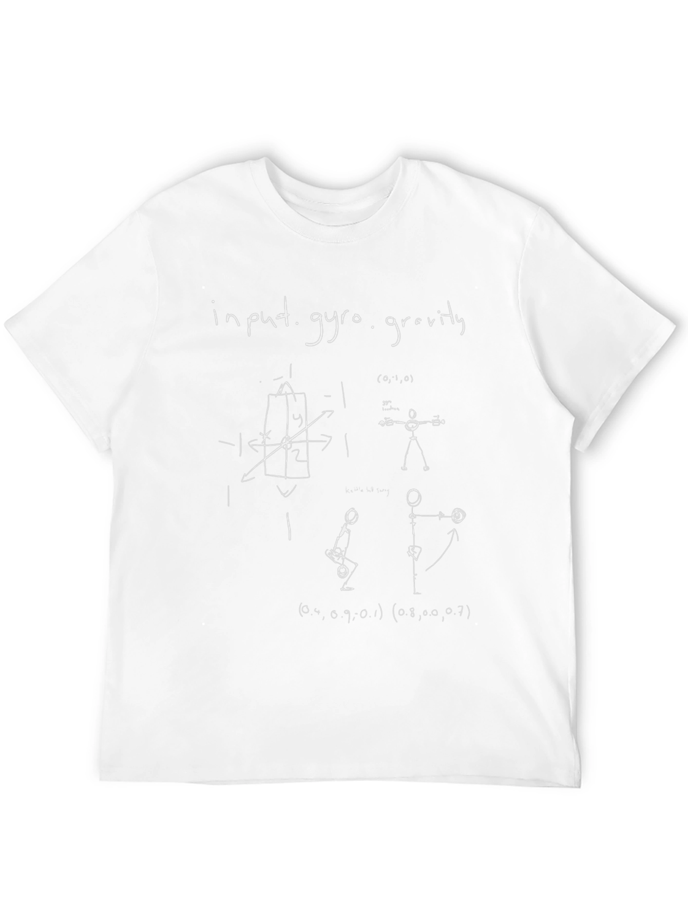 Input Gyro Gravity Black Graphic Tee