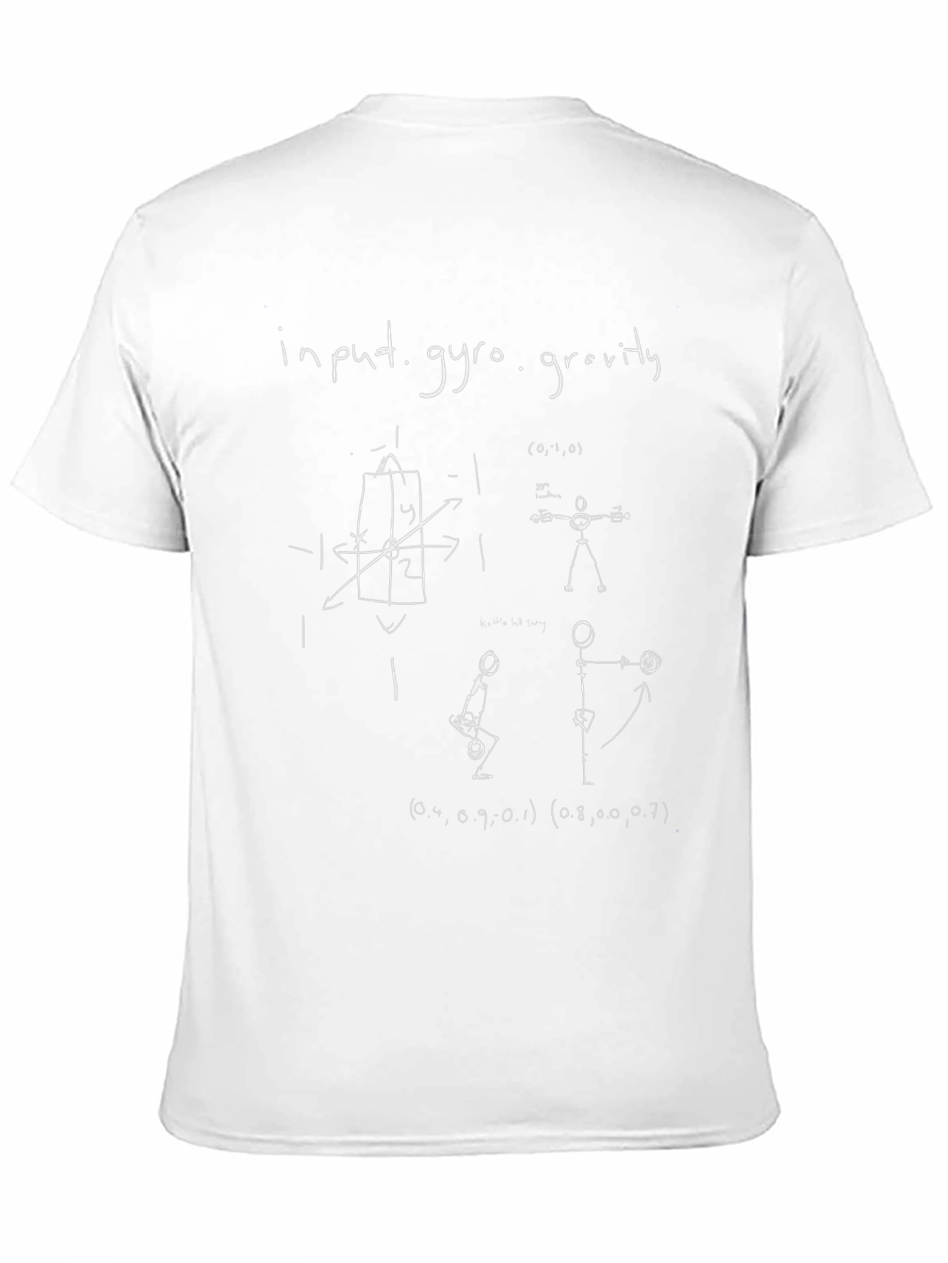 Input Gyro Gravity Black Graphic Tee