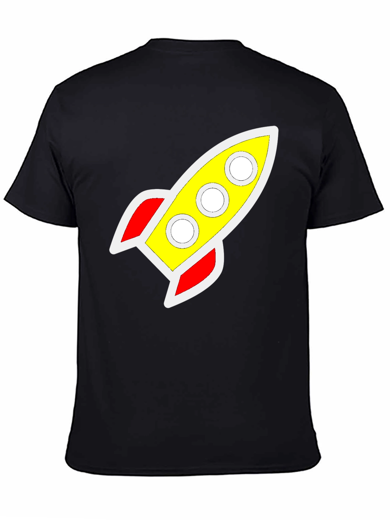 Retro Rocket Graphic Tee - Classic Style