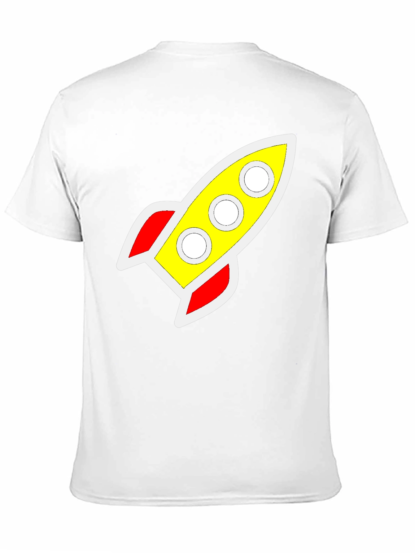 Retro Rocket Graphic Tee - Classic Style