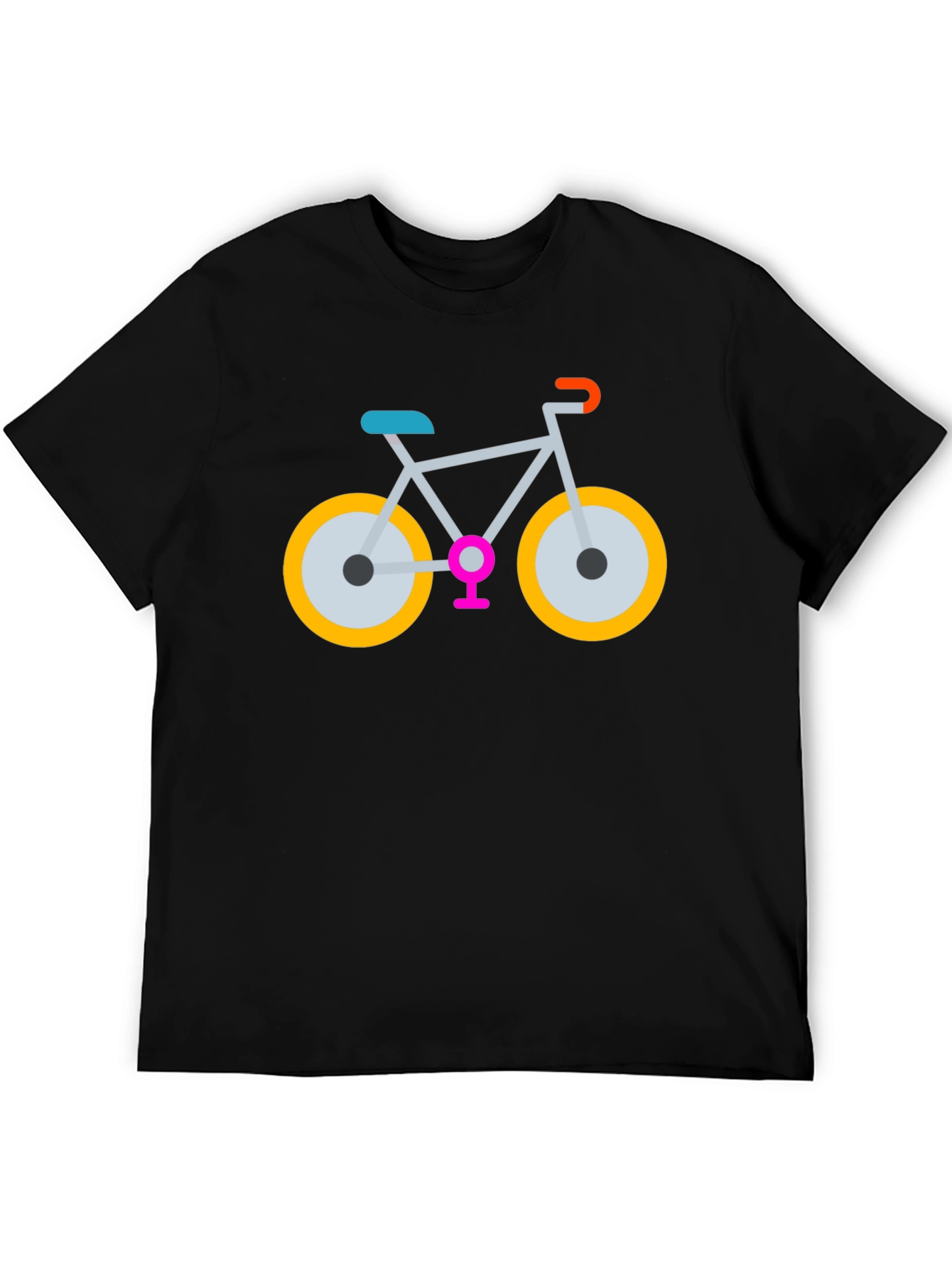 Trendy Graphic Tee - Retro Bike Design