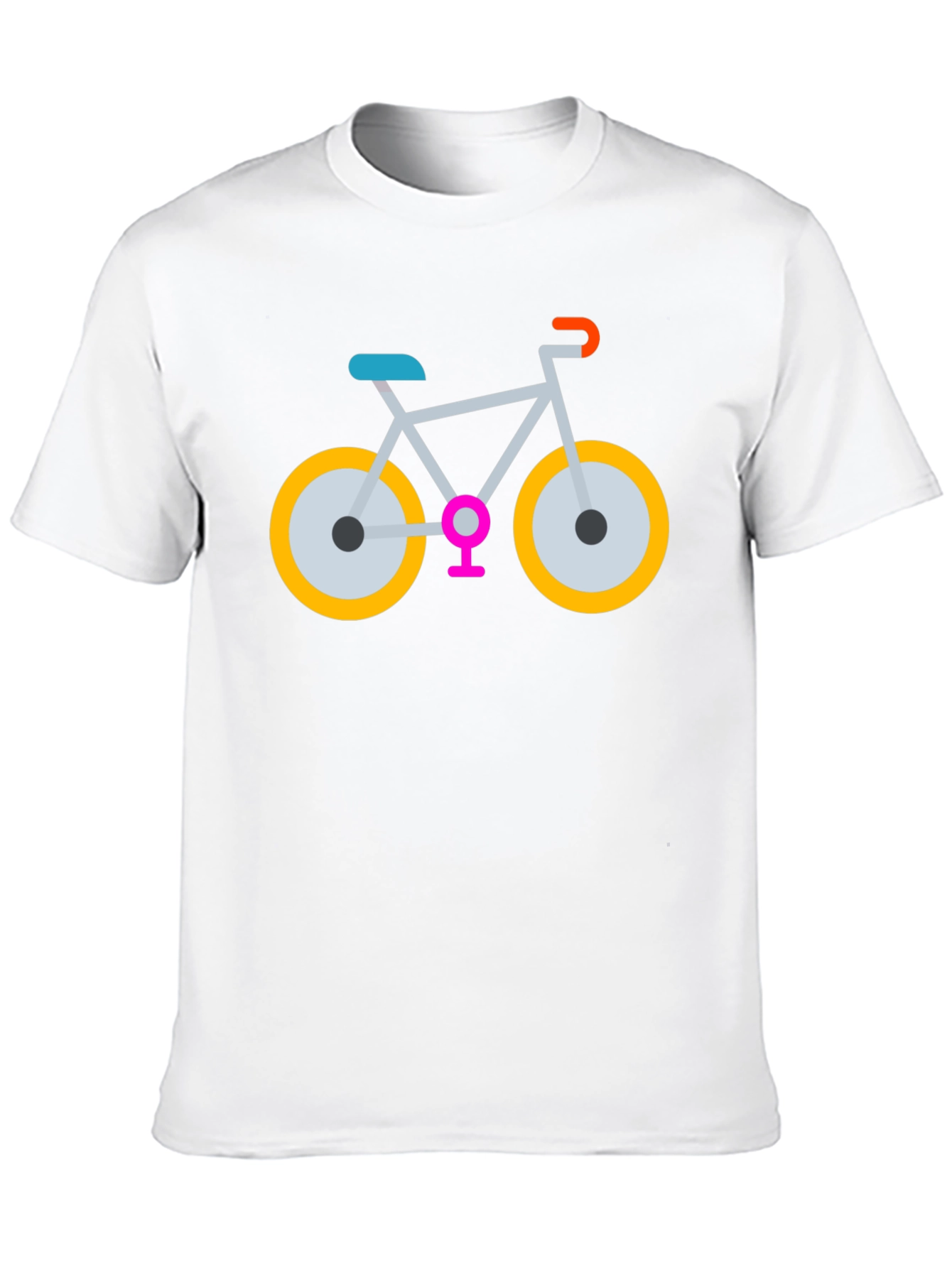 Trendy Graphic Tee - Retro Bike Design