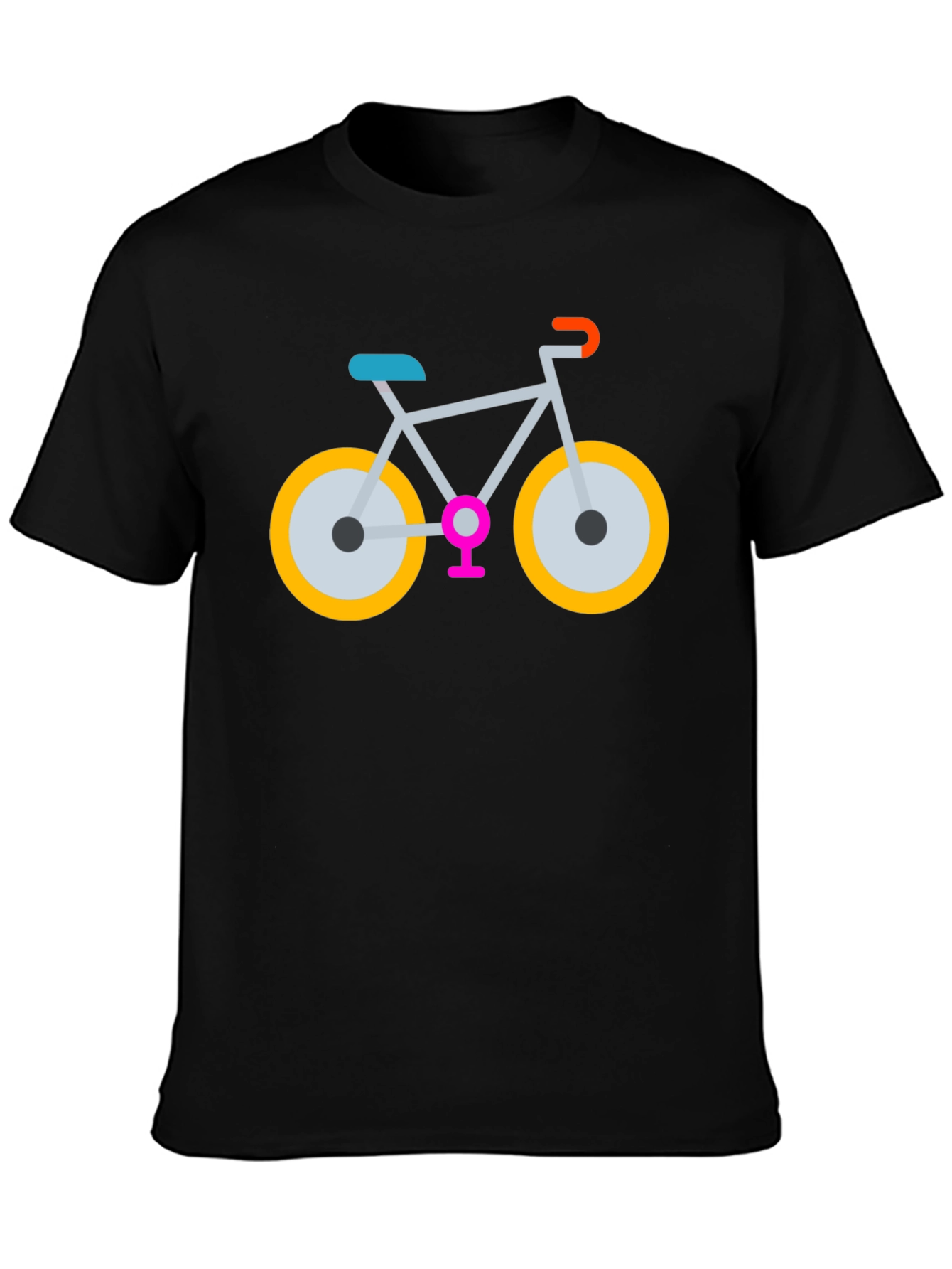 Trendy Graphic Tee - Retro Bike Design