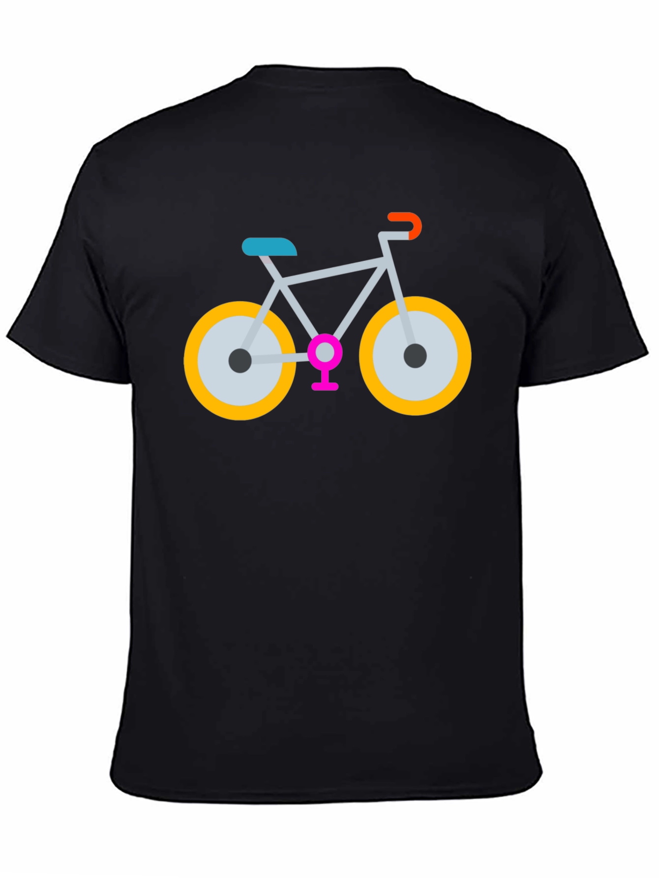 Trendy Graphic Tee - Retro Bike Design