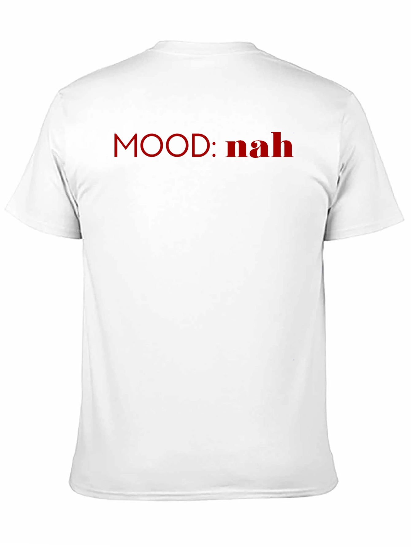 Mood: Nah Black T-Shirt - Casual Comfort Tee