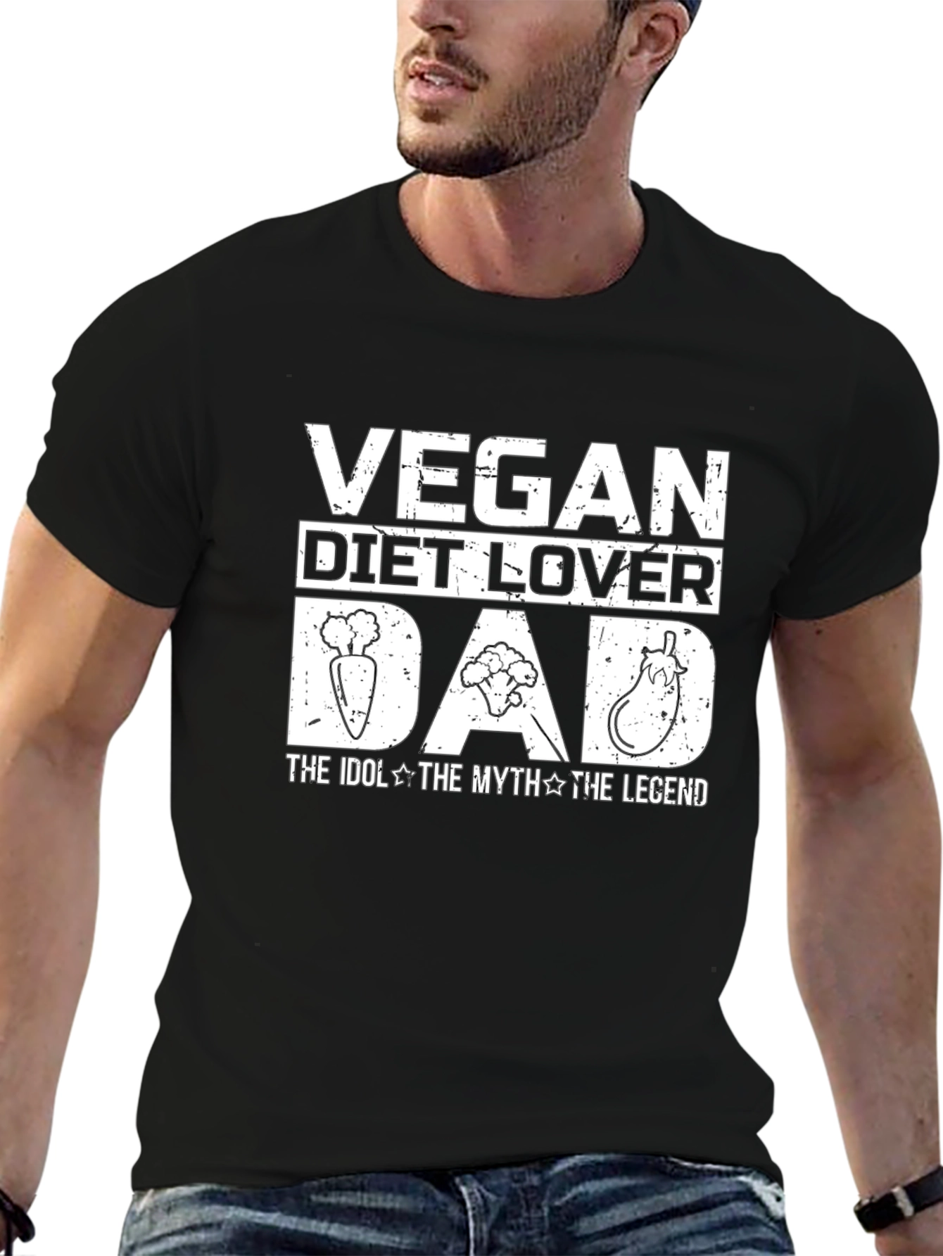 Vegan Diet Lover Dad T-Shirt