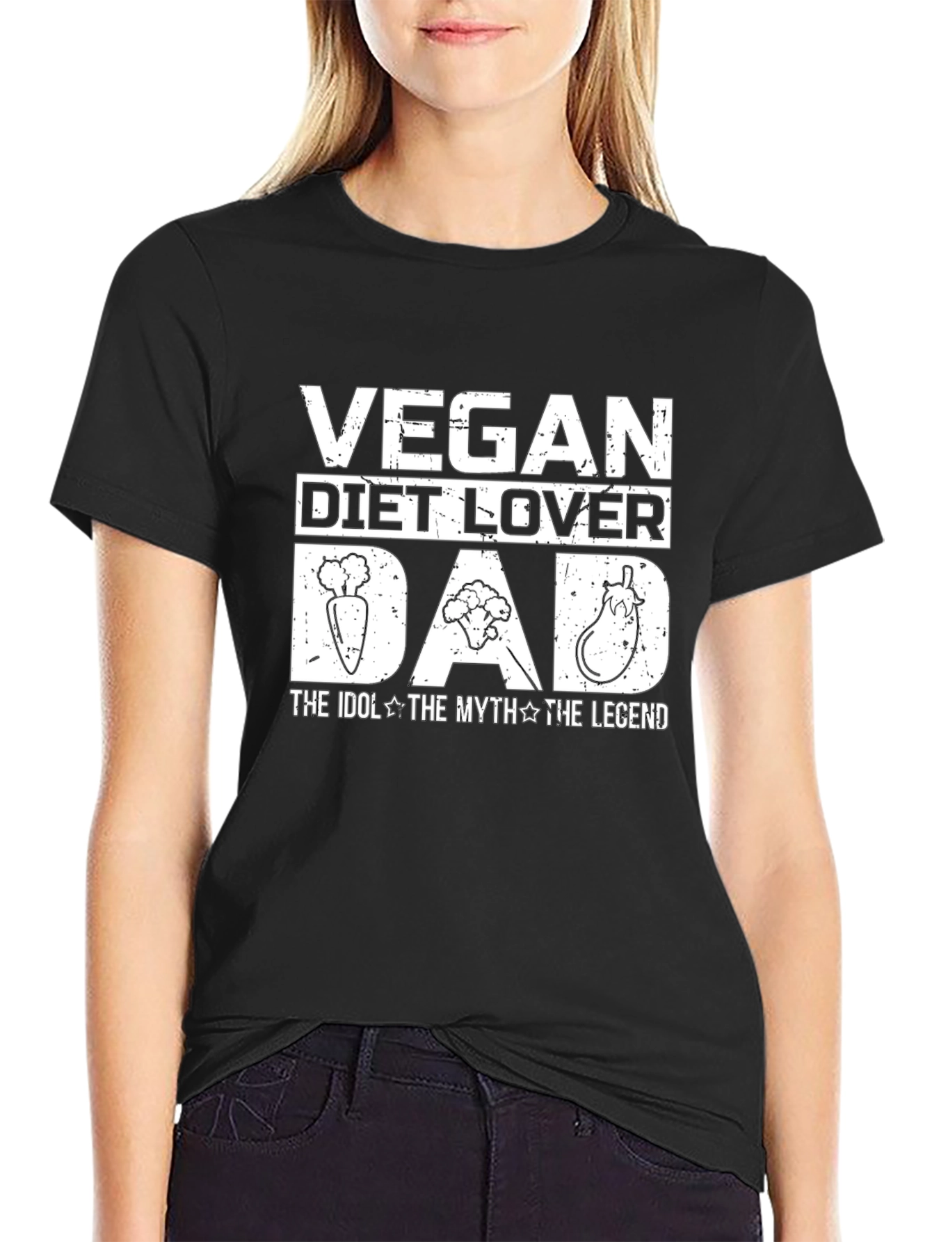 Vegan Diet Lover Dad T-Shirt