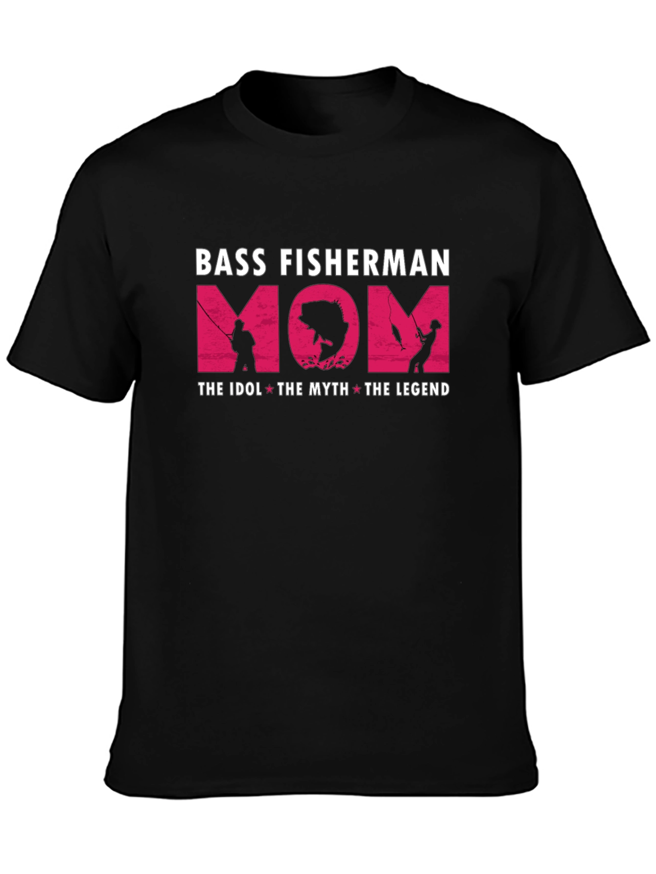 Bass Fisherman Mom T-Shirt