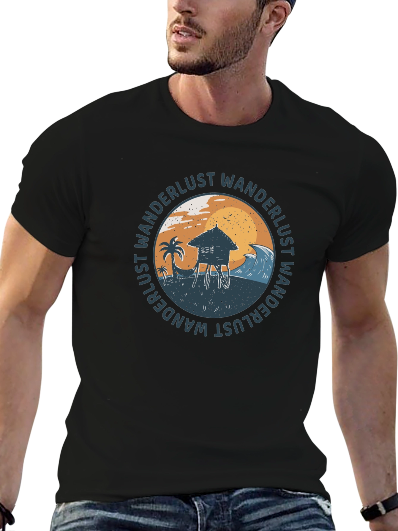 Wanderlust Graphic T-Shirt - Beach Theme